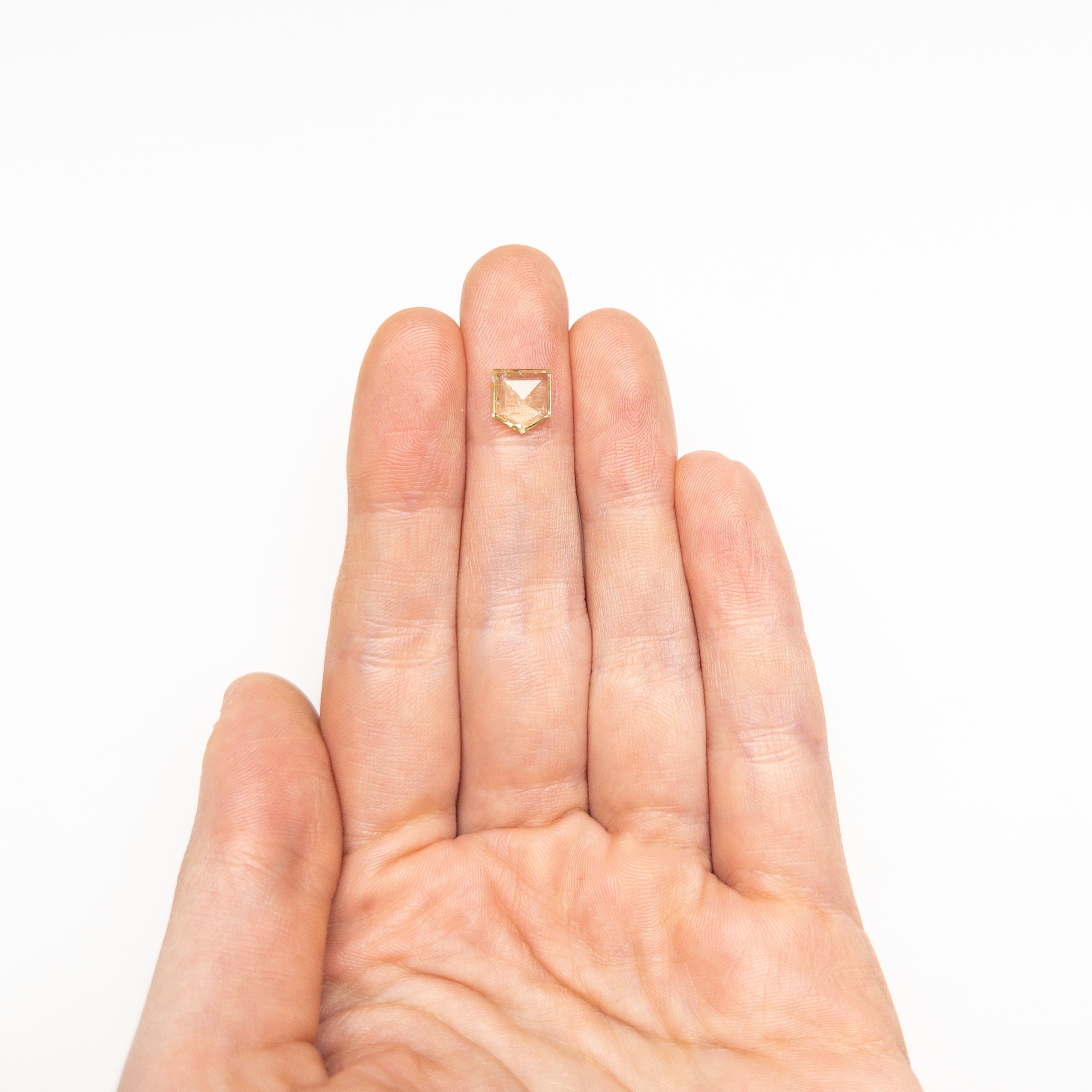 1.36ct 7.51x6.69x2.25mm Pentagon Double Cut Sapphire 22434-75-Staghead Designs