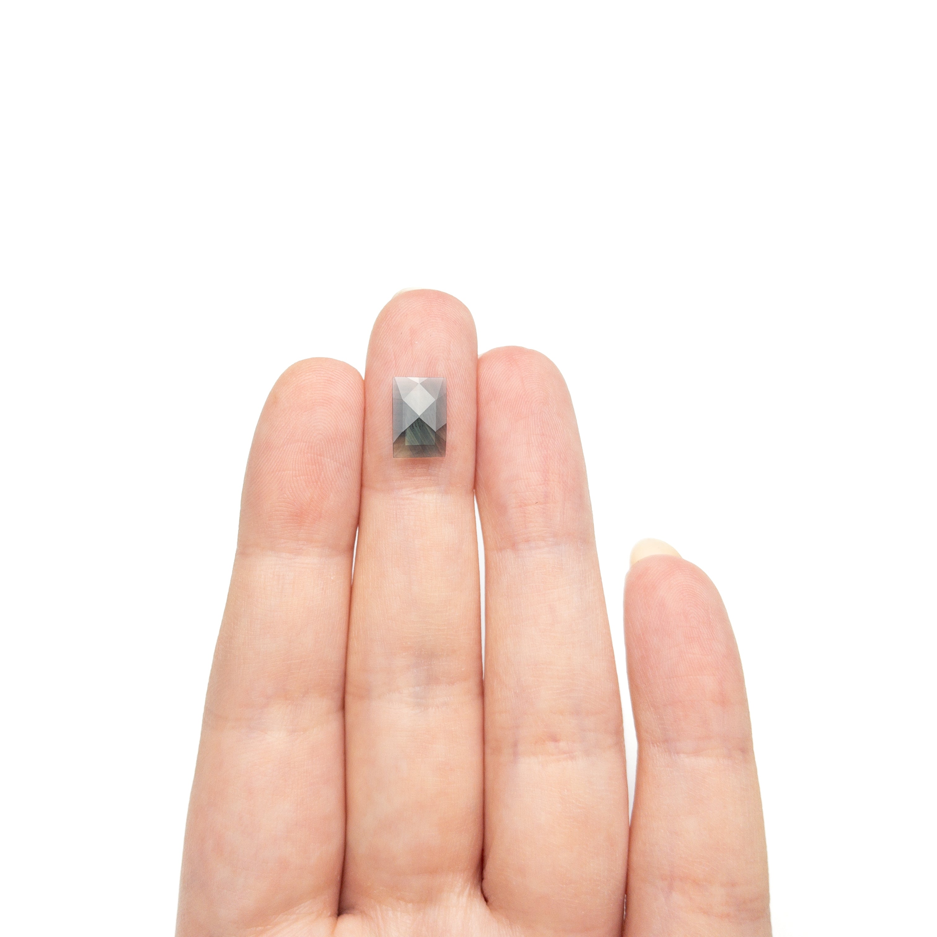 1.27ct 10.17x6.79x1.39mm Rectangle Rosecut Sapphire 22436-11-Staghead Designs