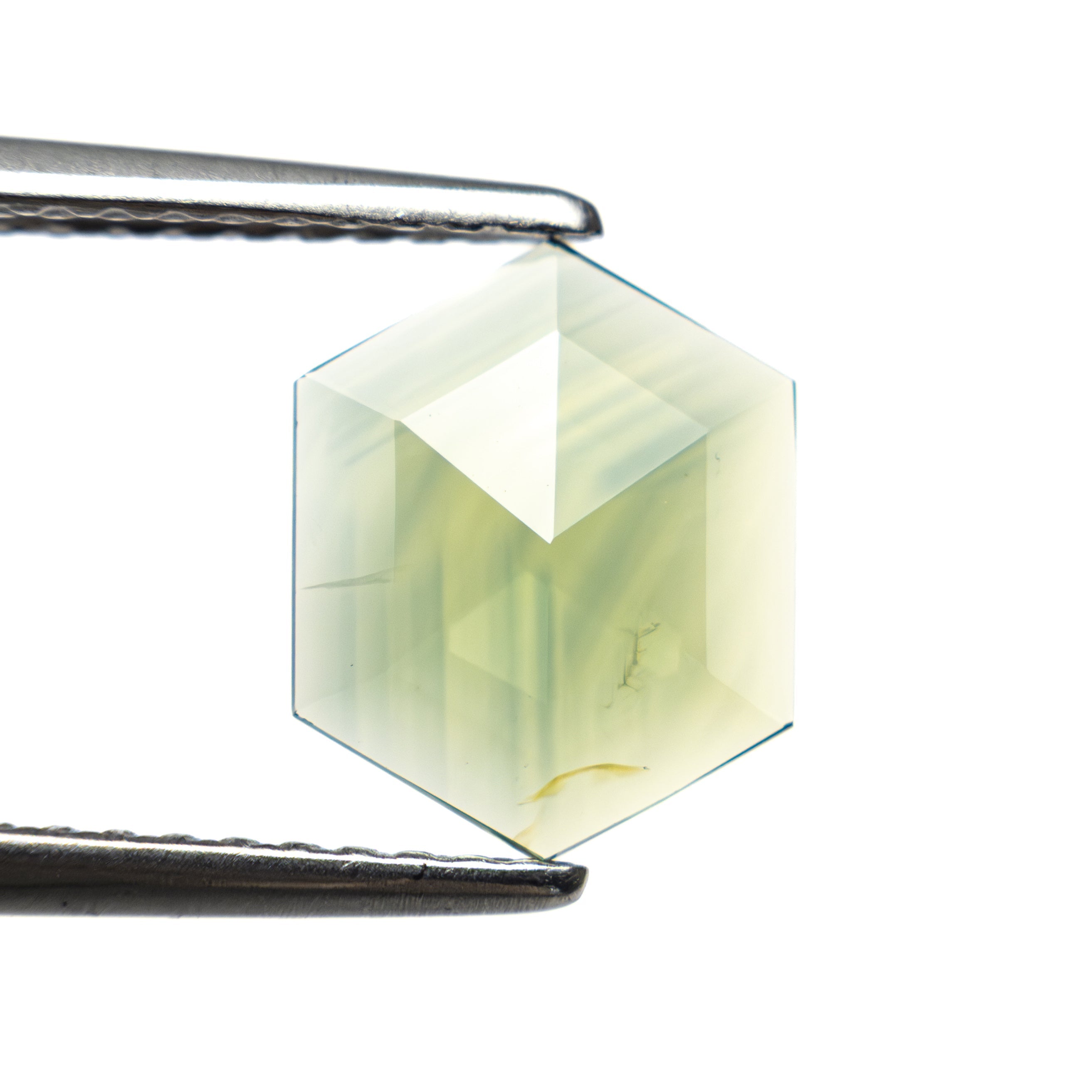 1.04ct 9.41x7.65x1.55mm Hexagon Rosecut Sapphire 22436-12-Staghead Designs