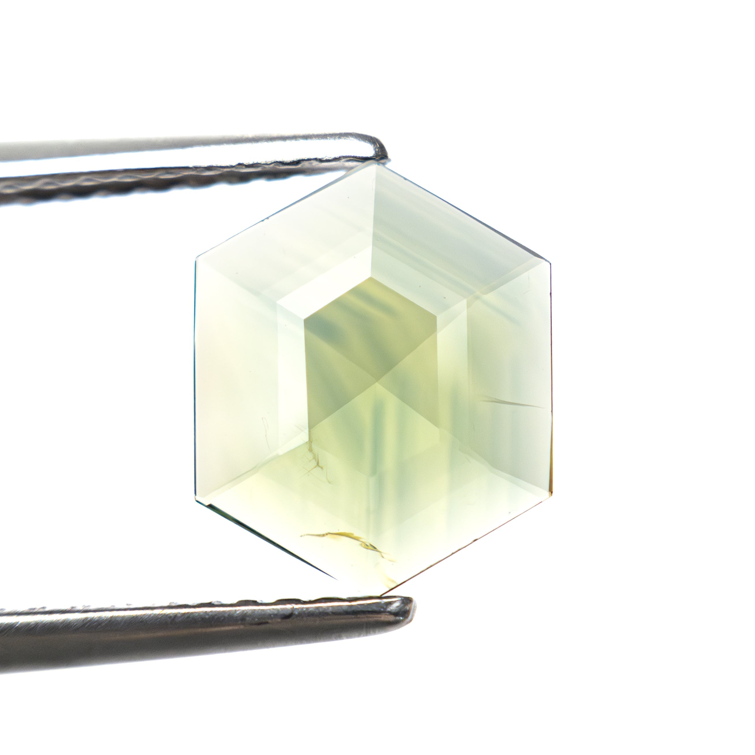 1.04ct 9.41x7.65x1.55mm Hexagon Rosecut Sapphire 22436-12-Staghead Designs