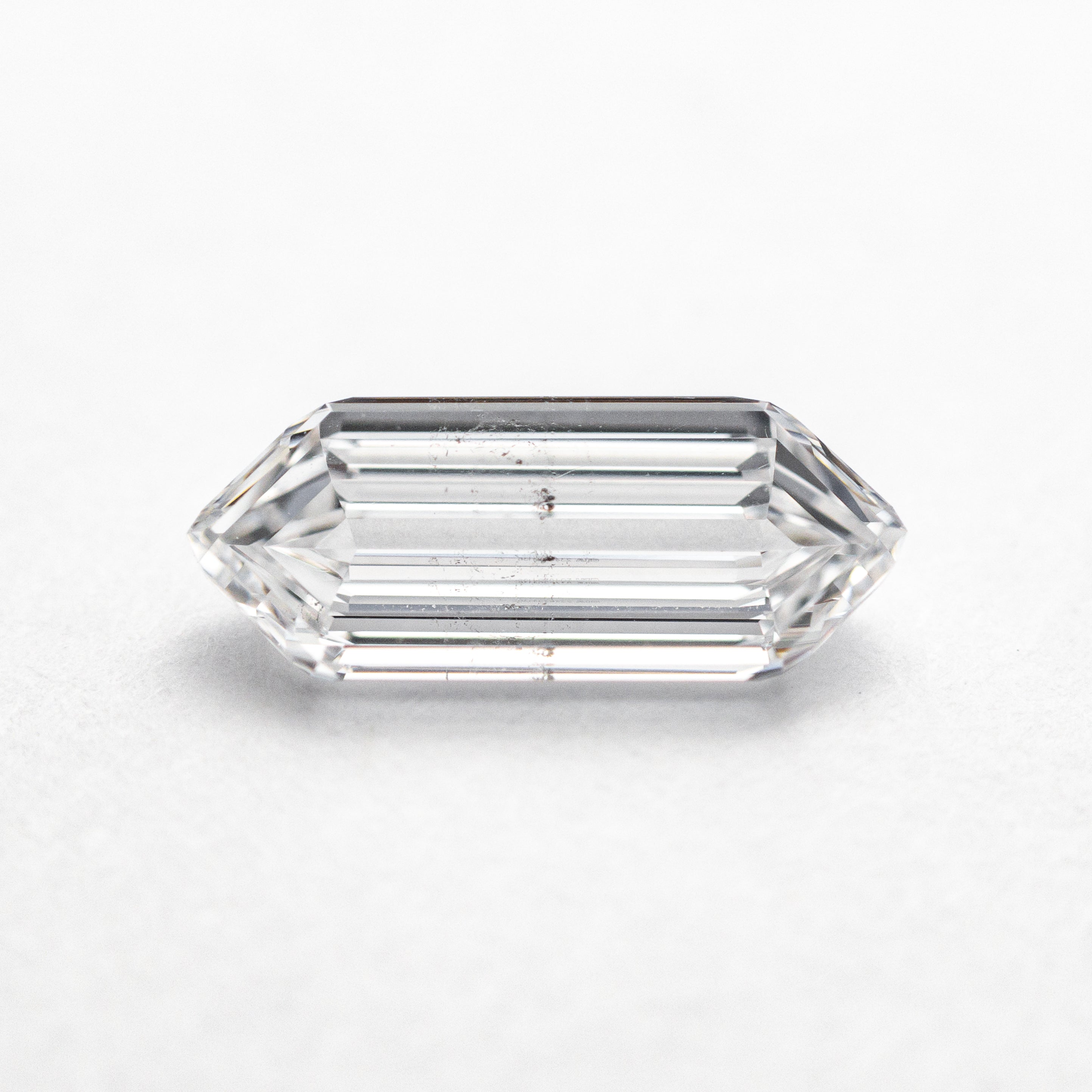 1.01ct 10.12x4.18x2.42mm GIA SI2 D Hexagon Step Cut 22621-01-Staghead Designs