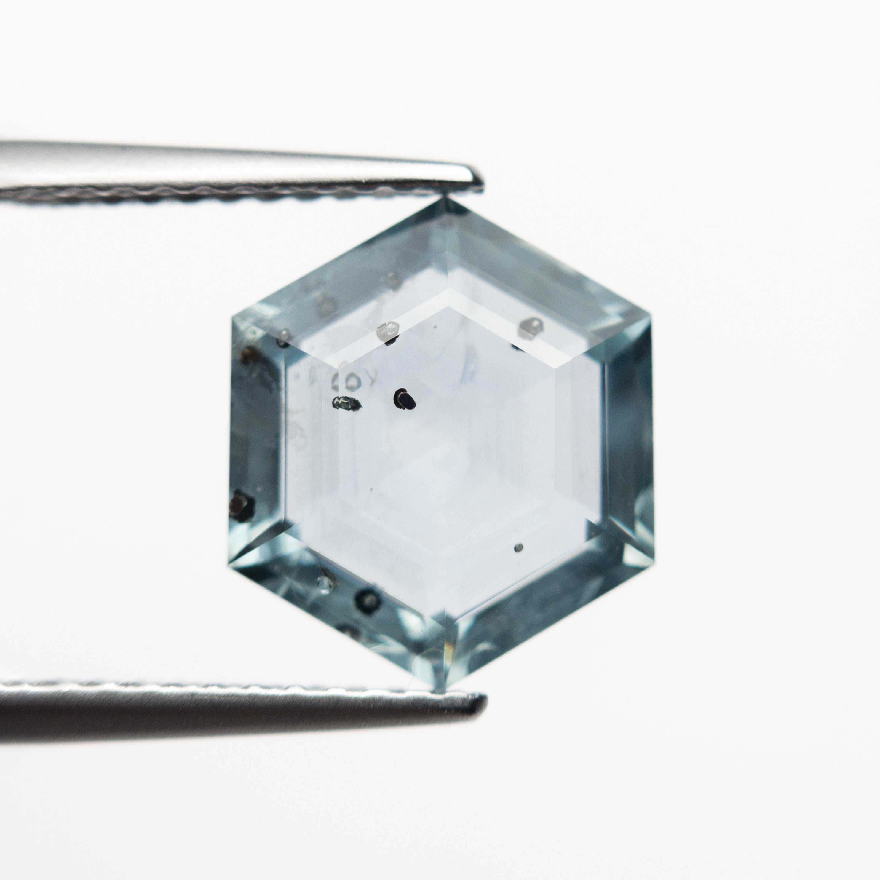 4.20ct 10.73x9.50x4.41mm Hexagon Double Cut Sapphire 22692-01-Staghead Designs