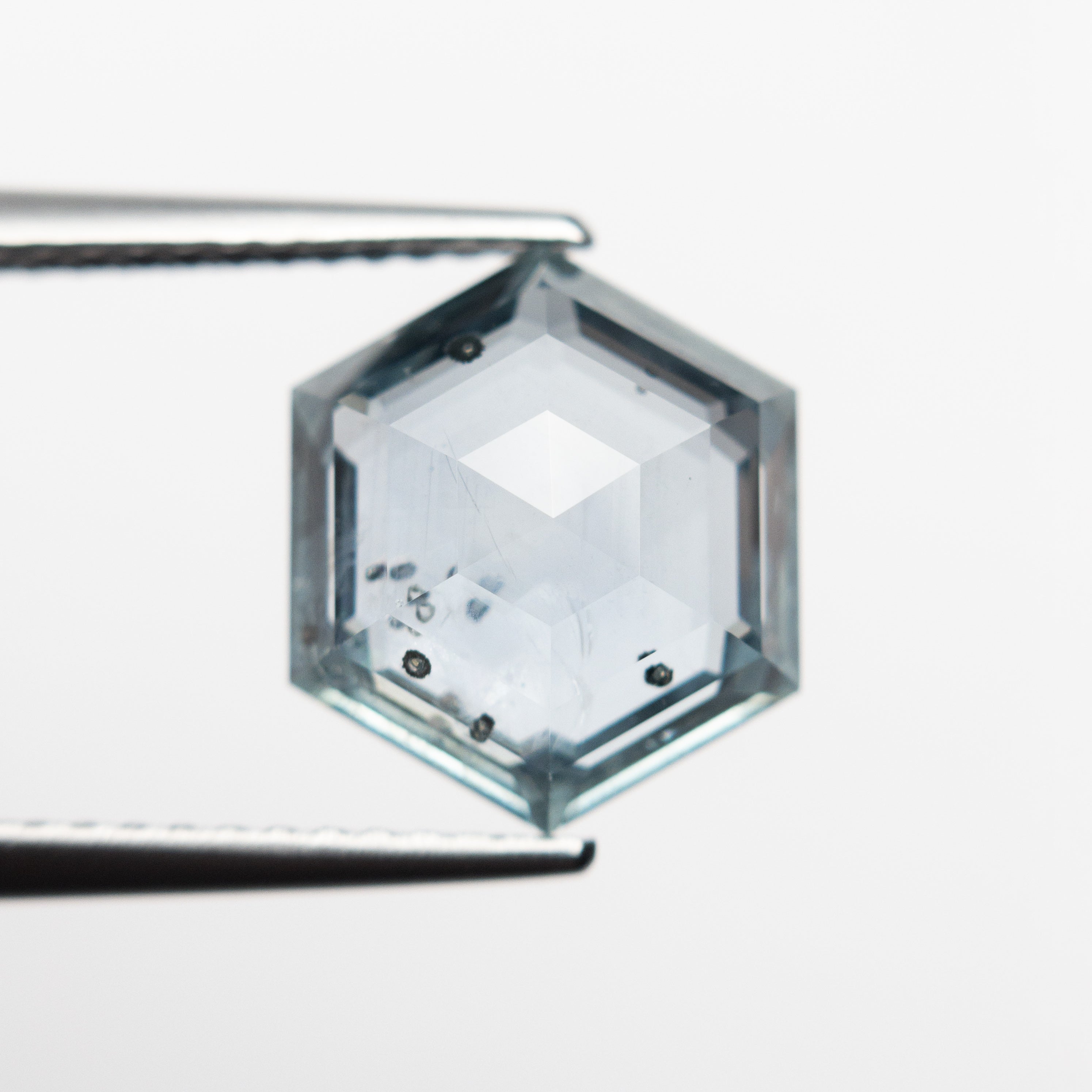 4.20ct 10.73x9.50x4.41mm Hexagon Double Cut Sapphire 22692-01-Staghead Designs