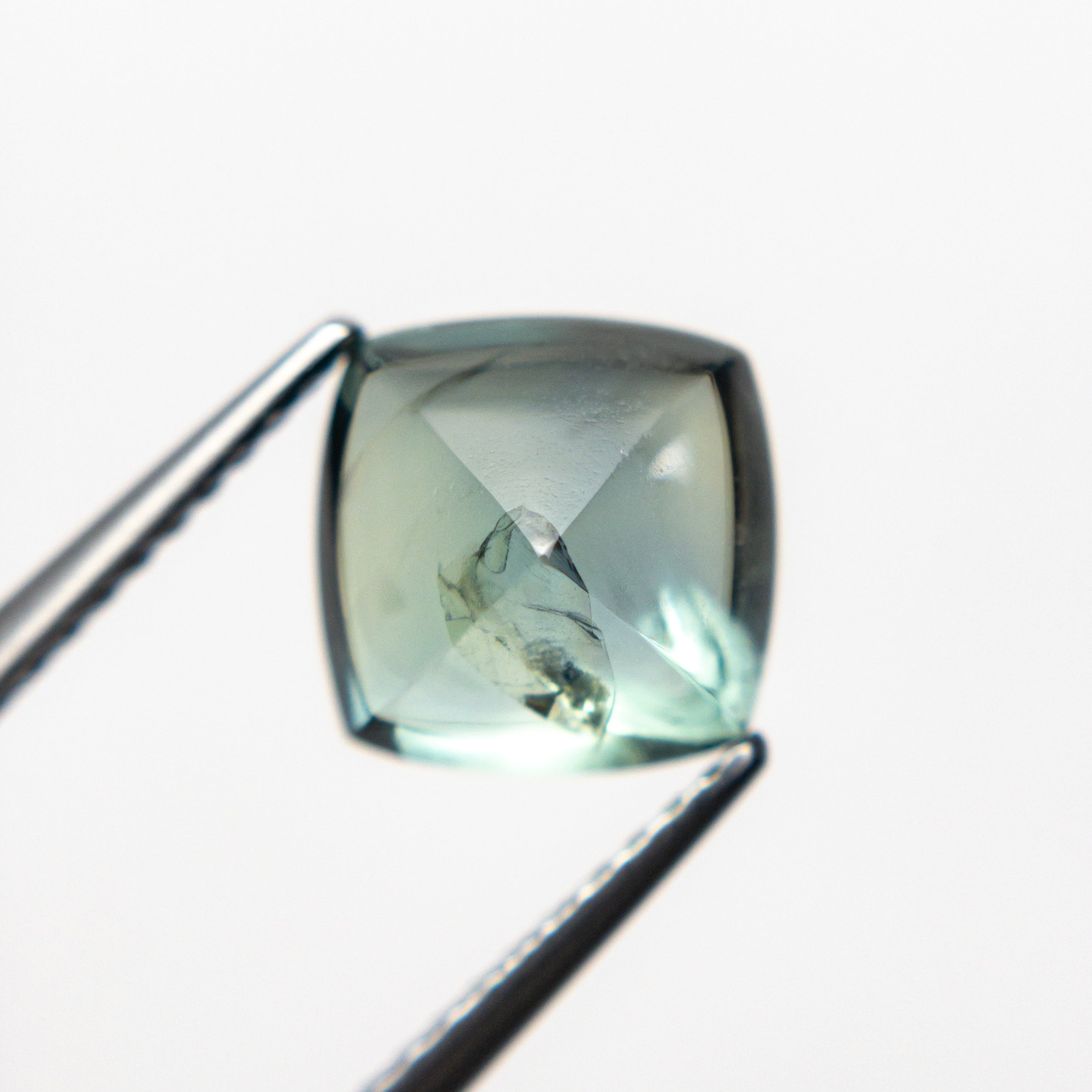 4.06ct 8.14x8.13x6.00mm Sugarloaf Cabochon Cut Sapphire 22704-01-Staghead Designs
