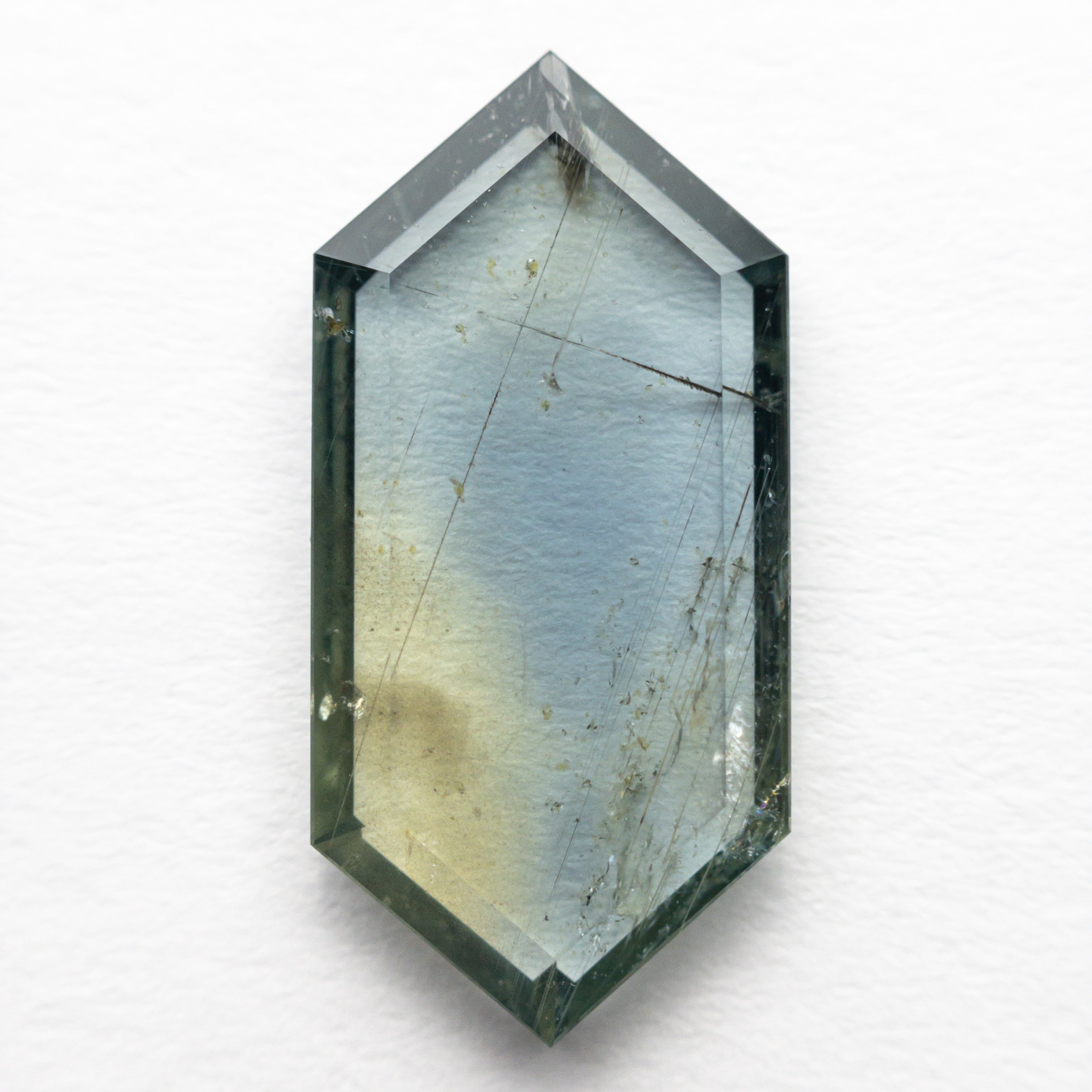 3.41ct 15.21x7.28x2.25mm Hexagon Portrait Cut Sapphire 22737-01-Staghead Designs