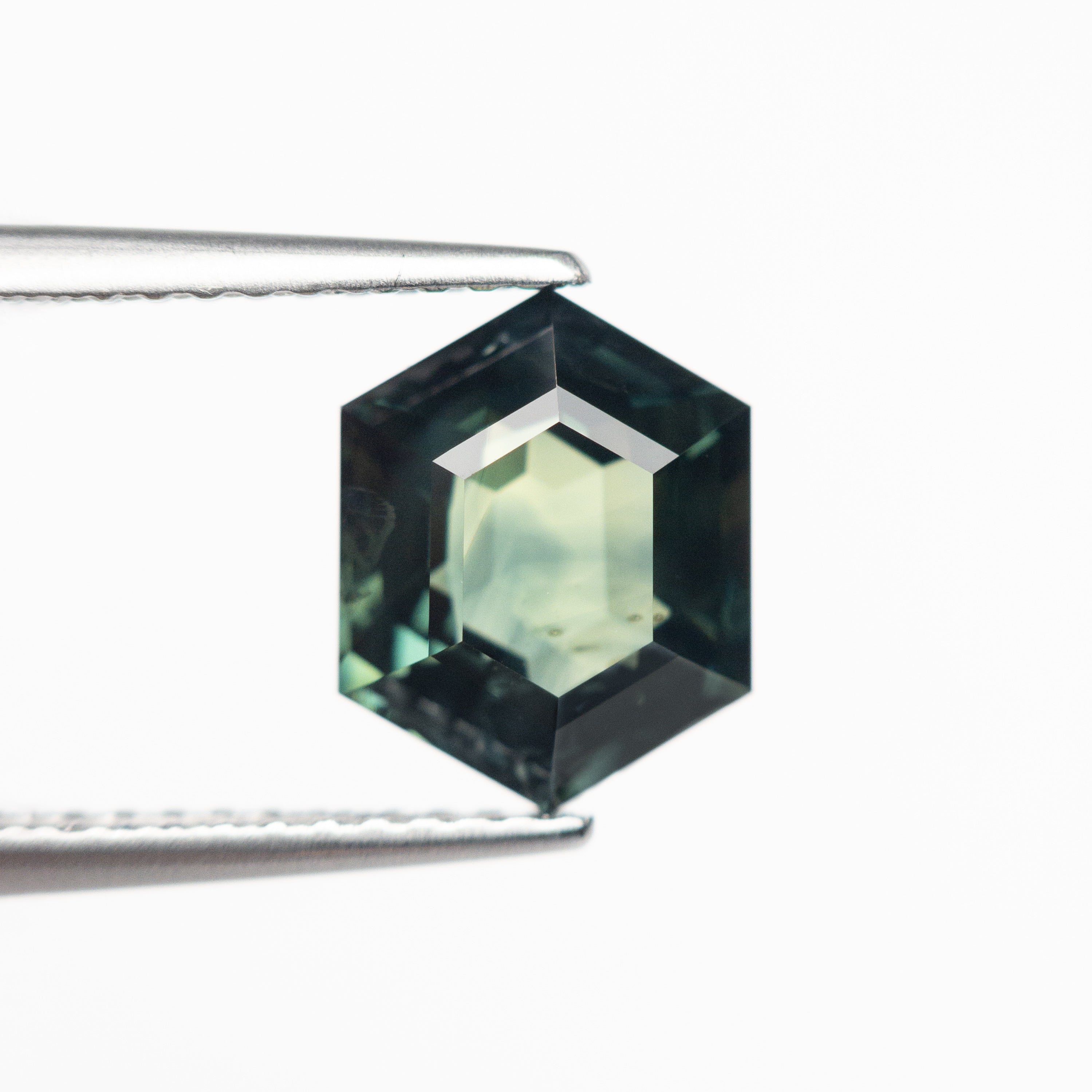 3.04ct 9.36x7.45x5.19mm Hexgon Step Cut Sapphire 22765-01-Staghead Designs