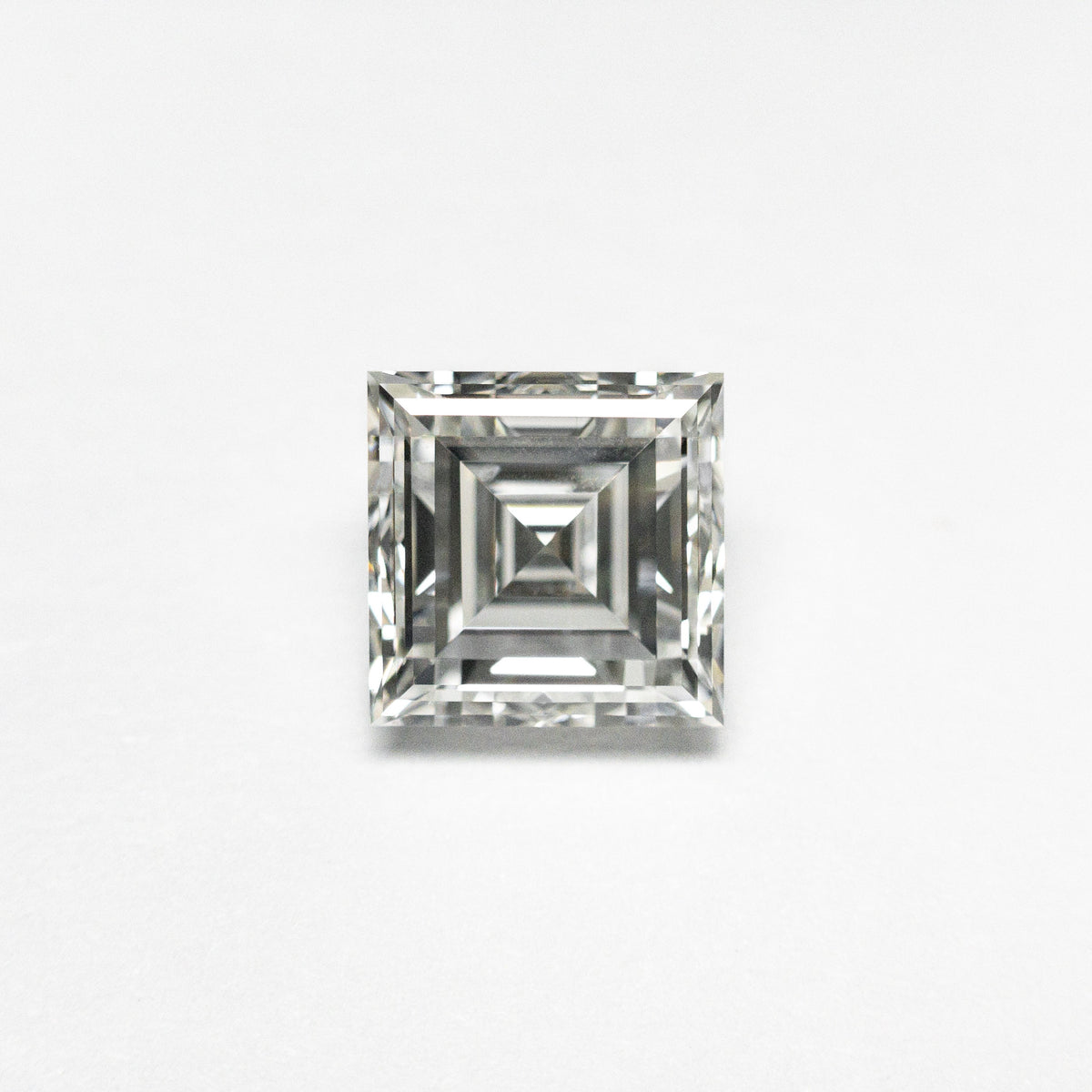 0.84ct 5.39x5.39x3.12mm GIA H VS2 Carré Step Cut 23034-01-Staghead Designs