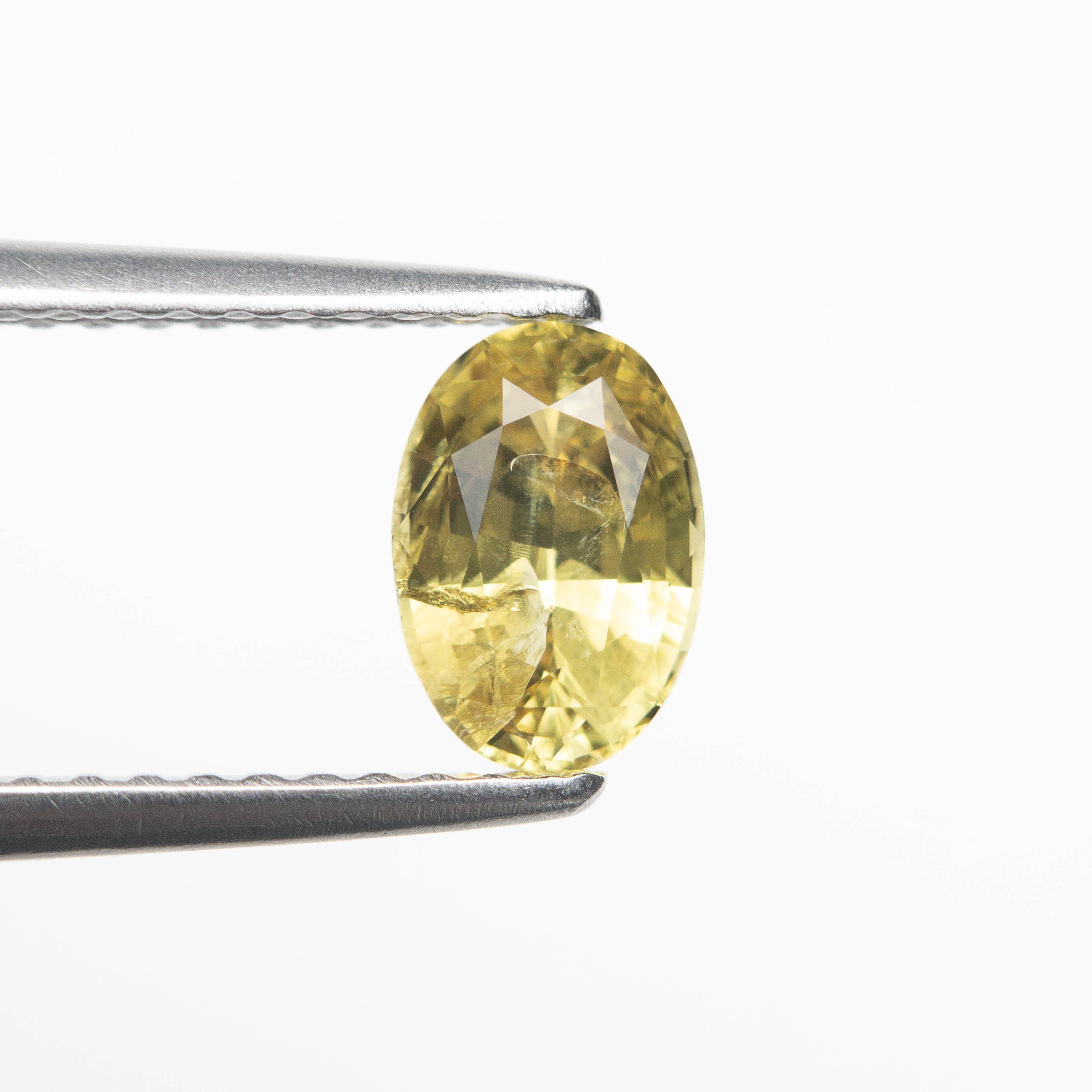 0.90ct 6.79x4.70x3.27mm Oval Brilliant Sapphire 23047-01-Staghead Designs