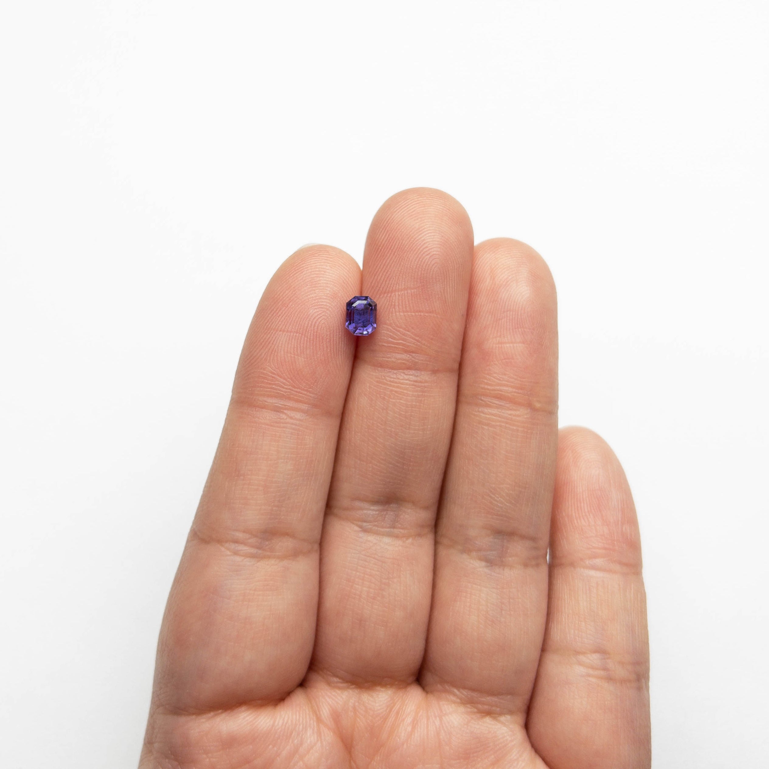 0.94ct 5.37x4.22x3.97mm Cut Corner Rectangle Step Cut Sapphire 23049-01-Staghead Designs
