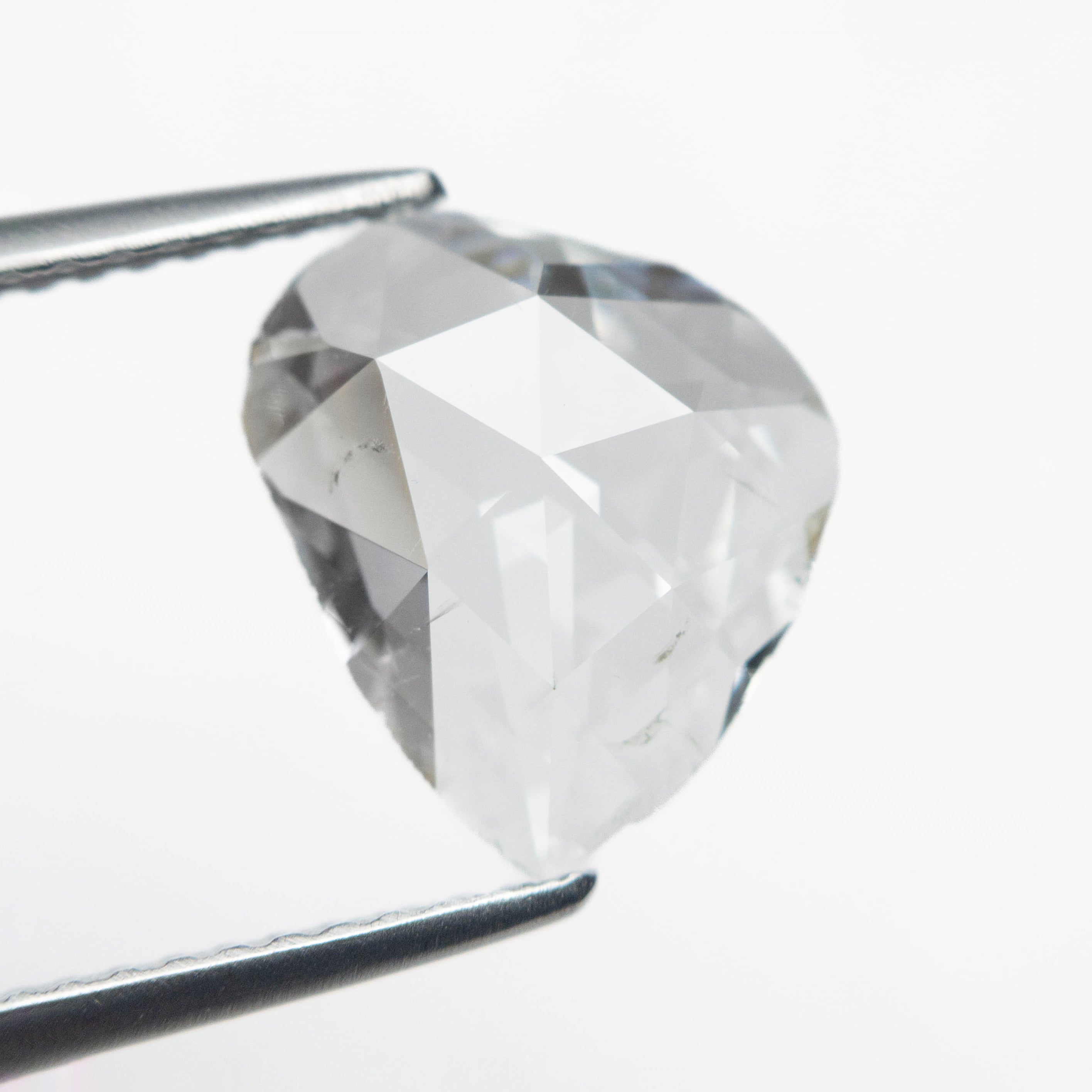 1.51ct 10.94x9.90x2.50mm SI2+ H-I Antique Amorphous Rosecut 23108-01-Staghead Designs