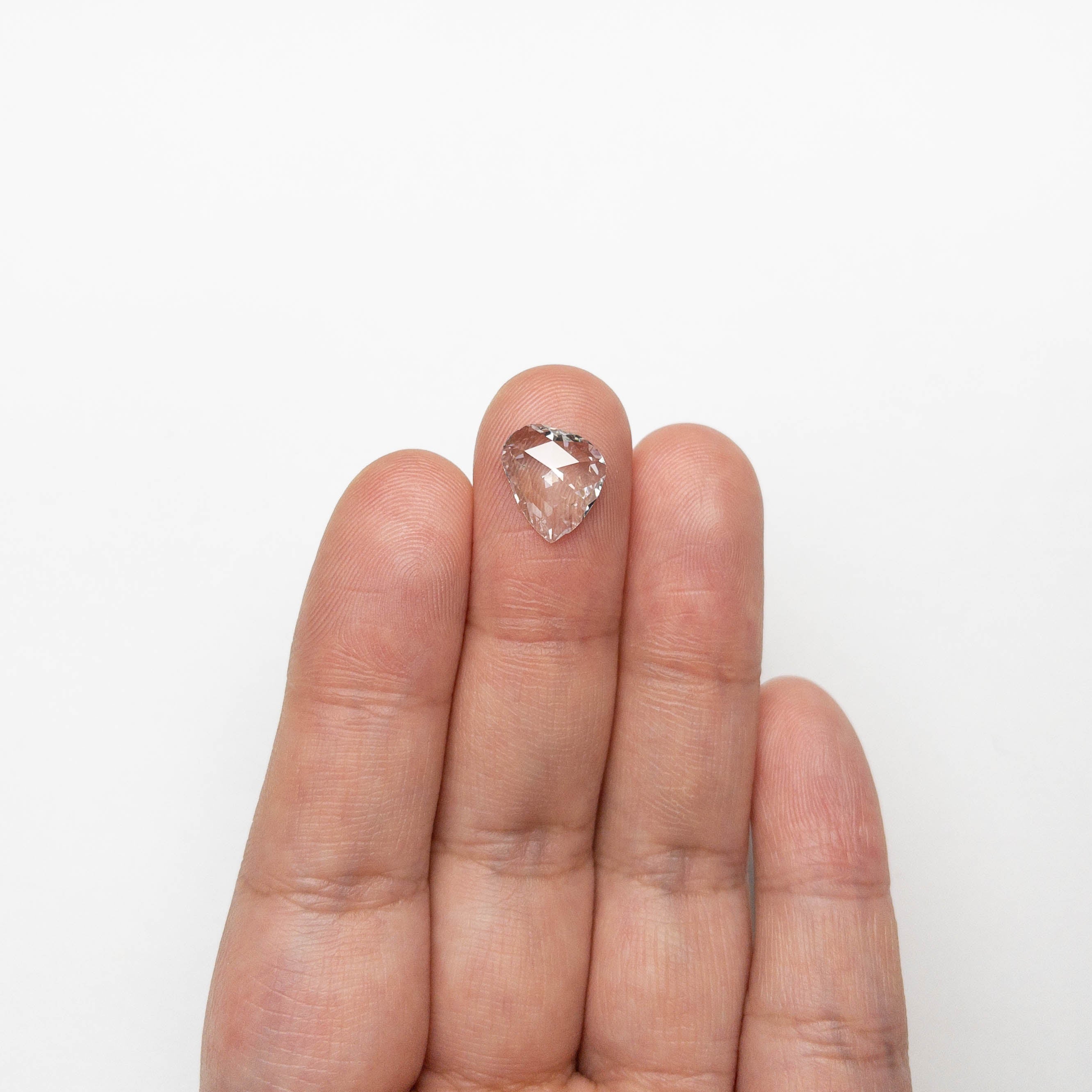 1.51ct 10.94x9.90x2.50mm SI2+ H-I Antique Amorphous Rosecut 23108-01-Staghead Designs