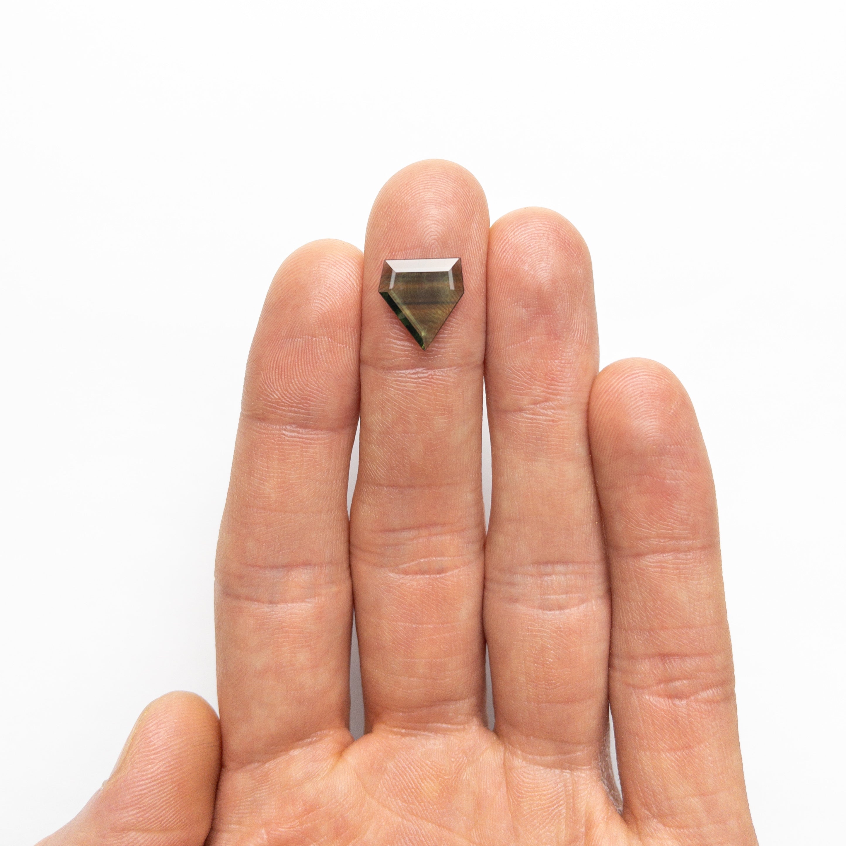 2.25ct 12.29x11.48x1.53mm Shield Portrait Cut Sapphire 23433-41-3