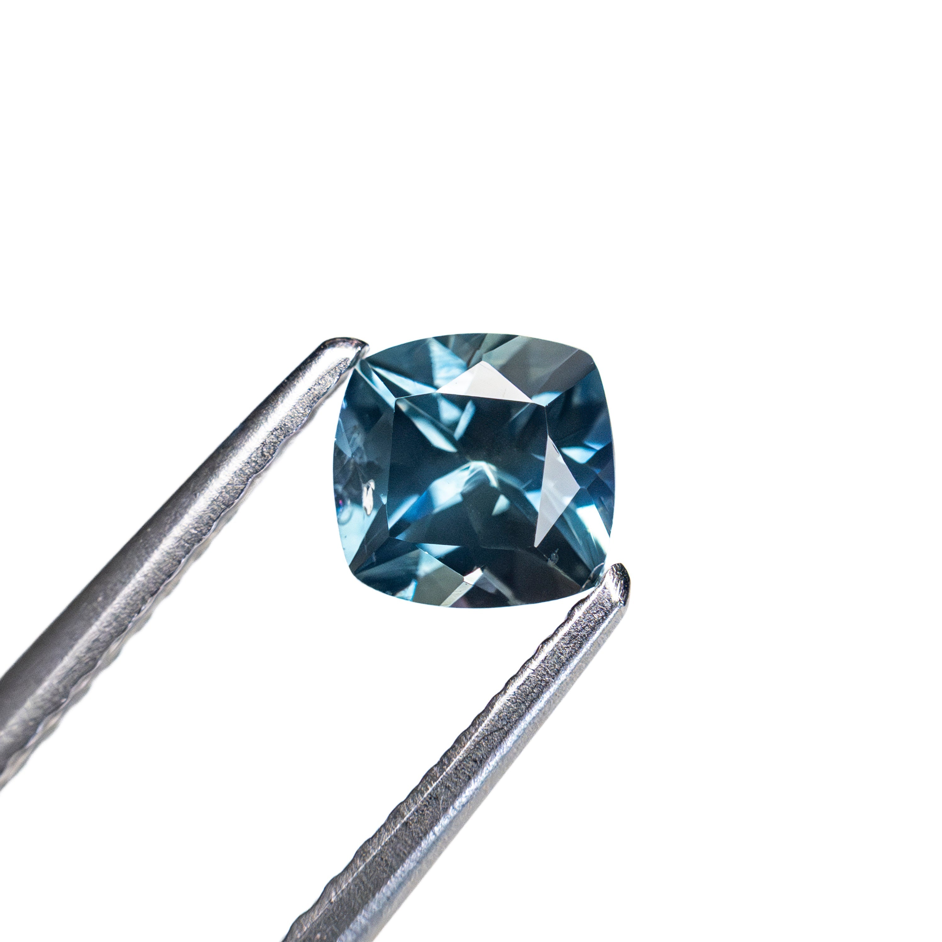 0.67ct 5.00x4.88x3.28mm Cushion Brilliant Sapphire 23466-25-Staghead Designs