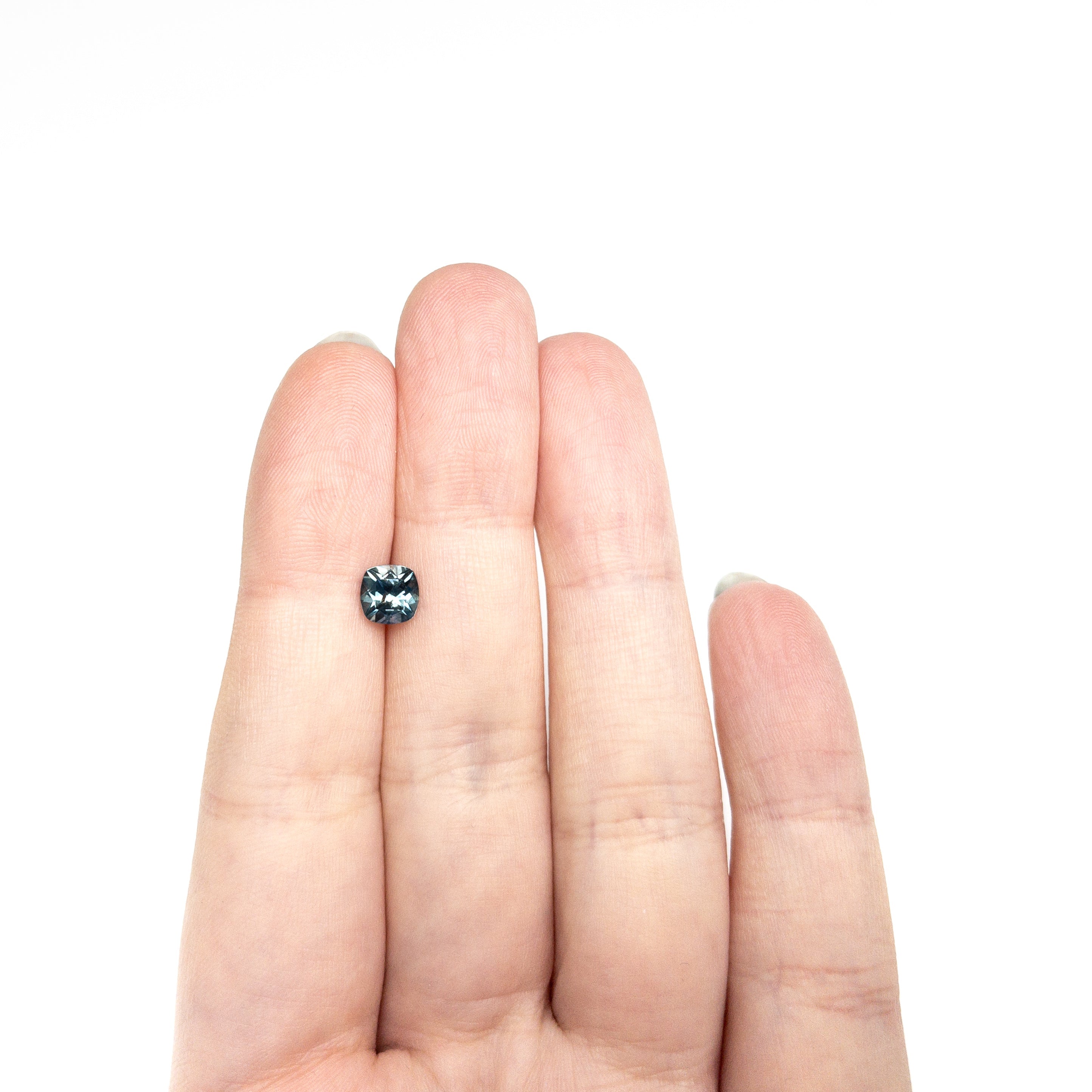 1.37ct 5.93x5.90x4.42mm Cushion Brilliant Sapphire 23468-03-Staghead Designs