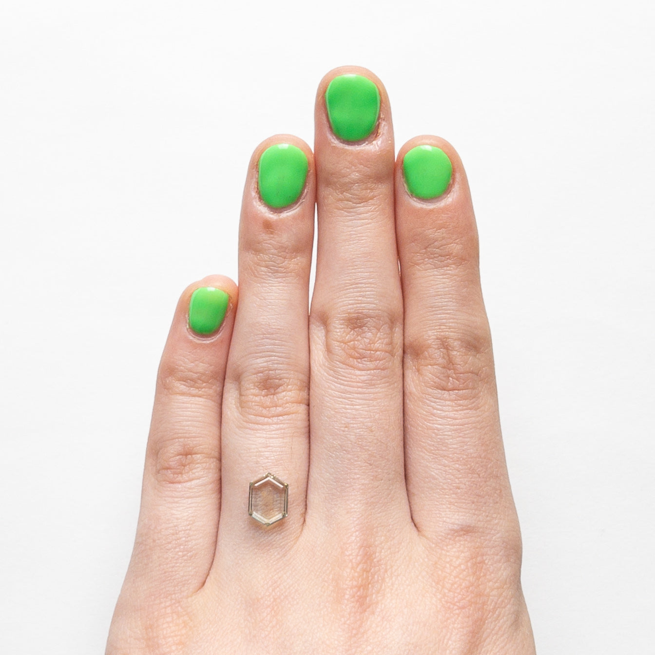 1.93ct 9.16x6.63x2.54mm Hexagon Portrait Cut Sapphire 23474-29-Staghead Designs