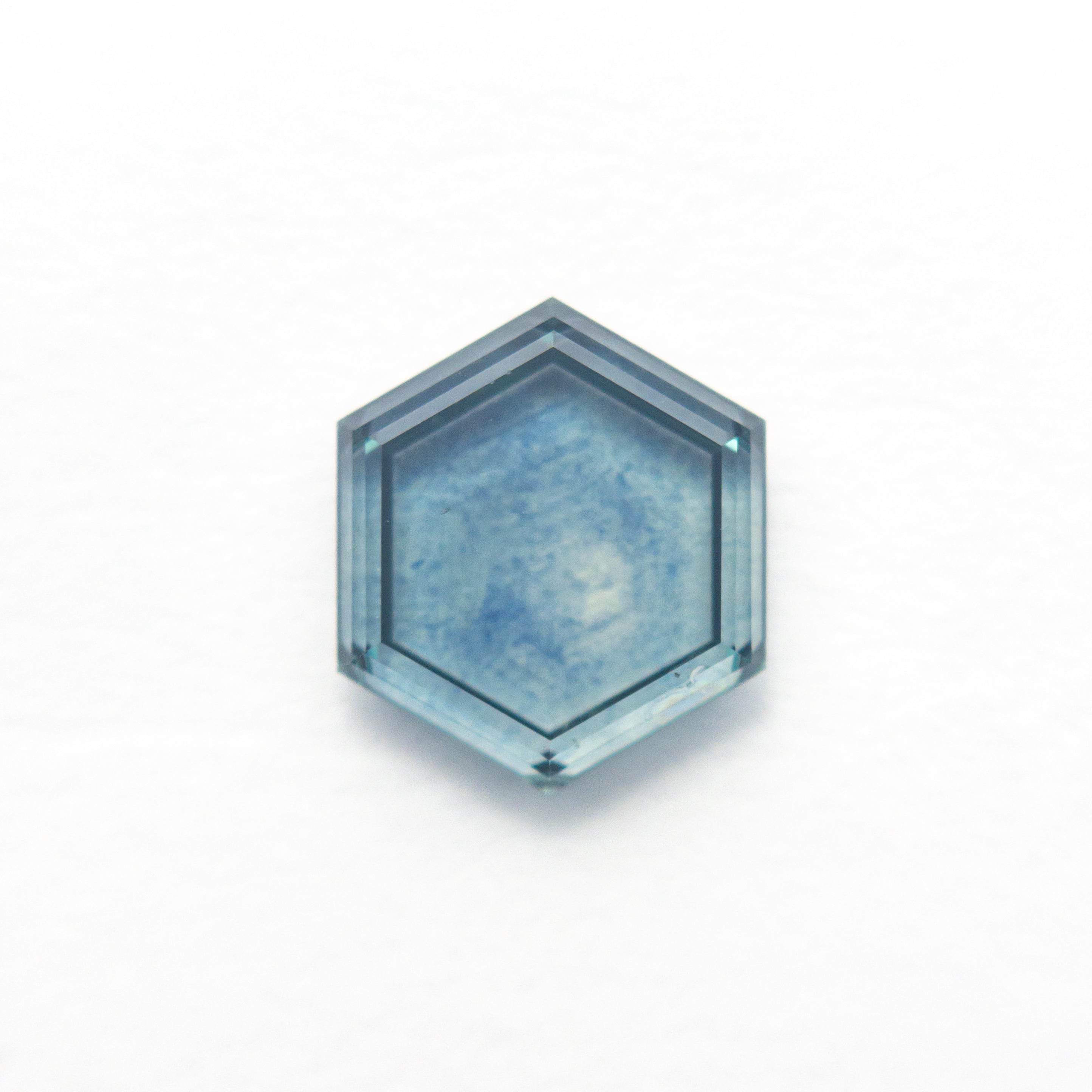 1.57ct 8.15x7.10x2.20mm Hexagon Portrait Cut Sapphire 23474-60-Staghead Designs