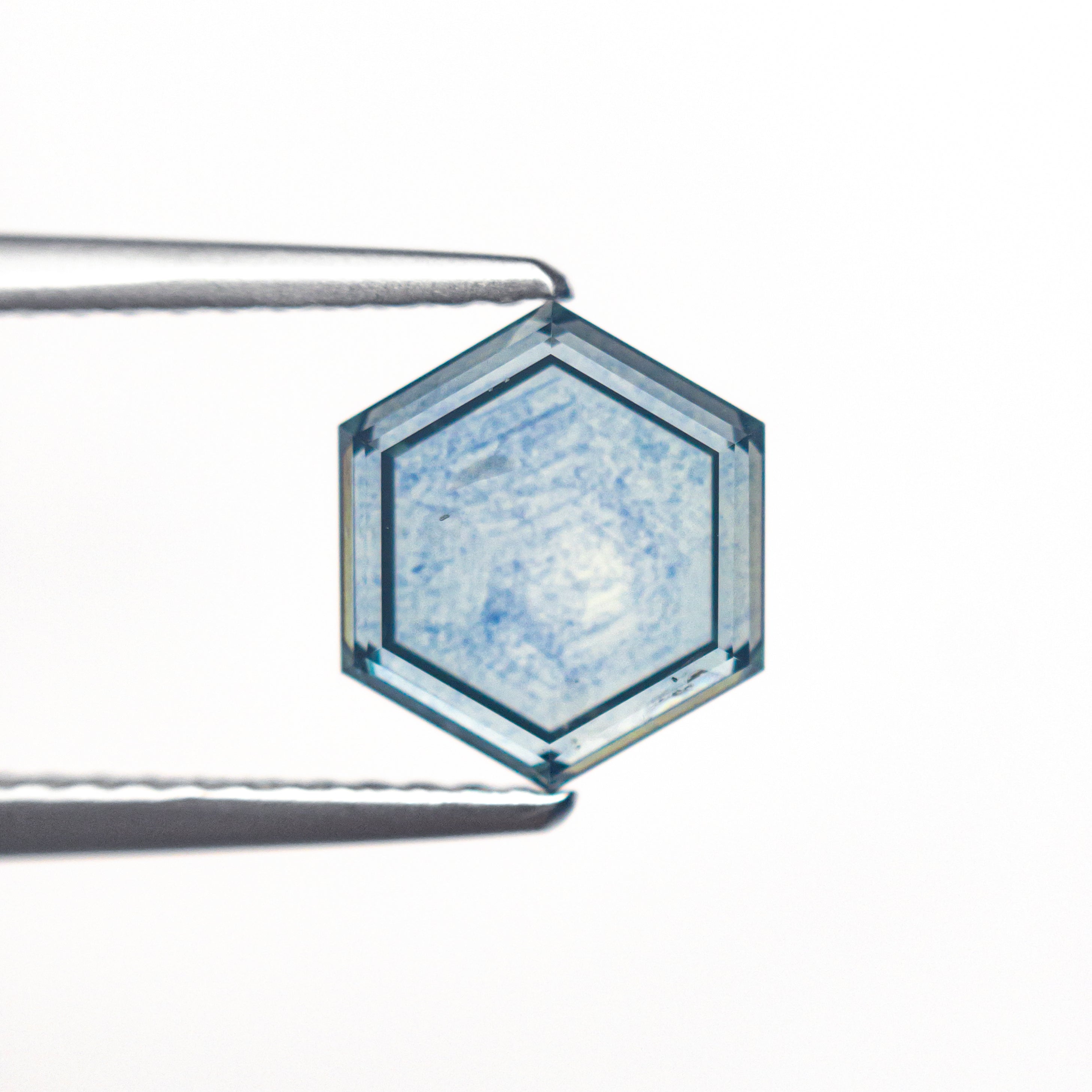 1.57ct 8.15x7.10x2.20mm Hexagon Portrait Cut Sapphire 23474-60-Staghead Designs