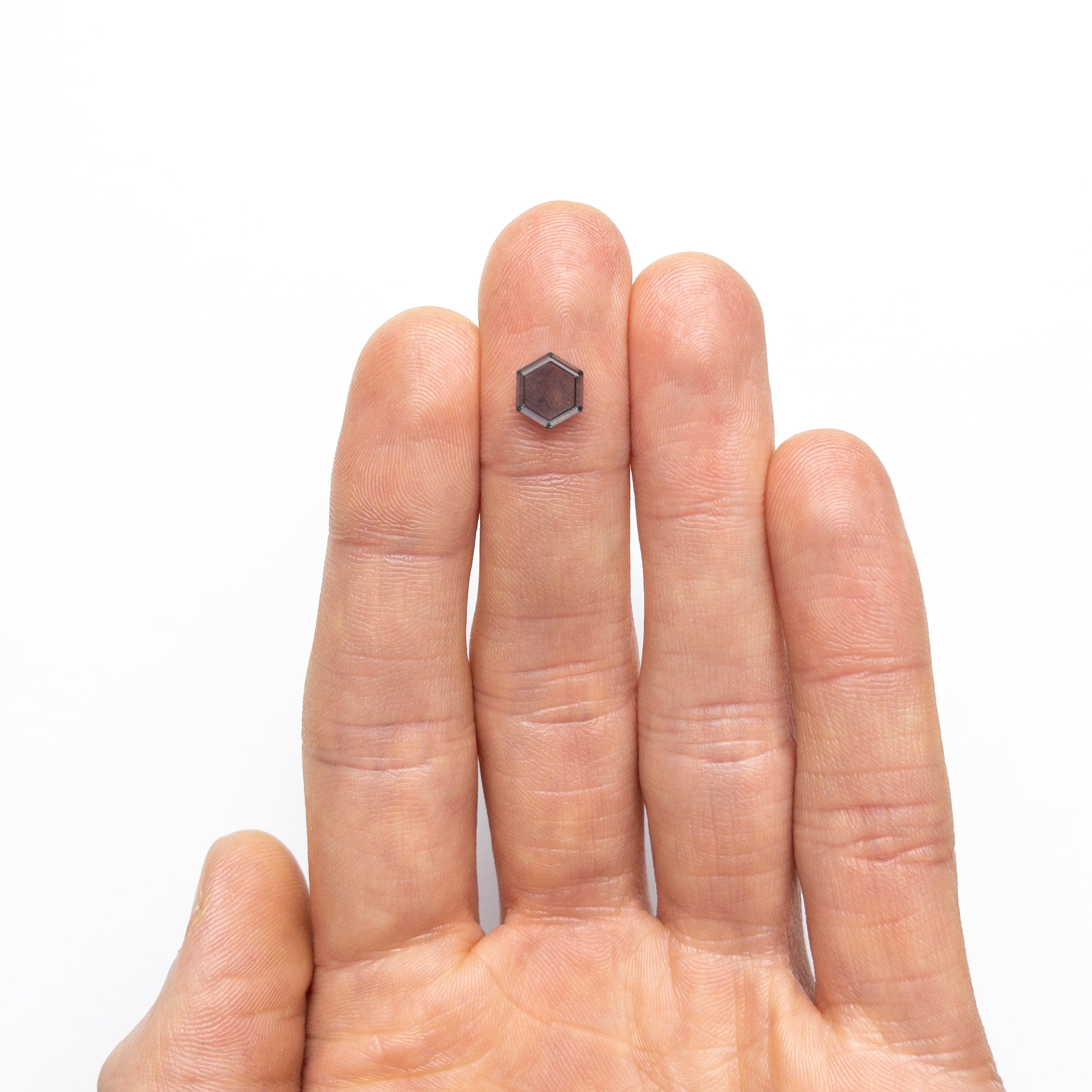 1.57ct 8.15x7.10x2.20mm Hexagon Portrait Cut Sapphire 23474-60-Staghead Designs