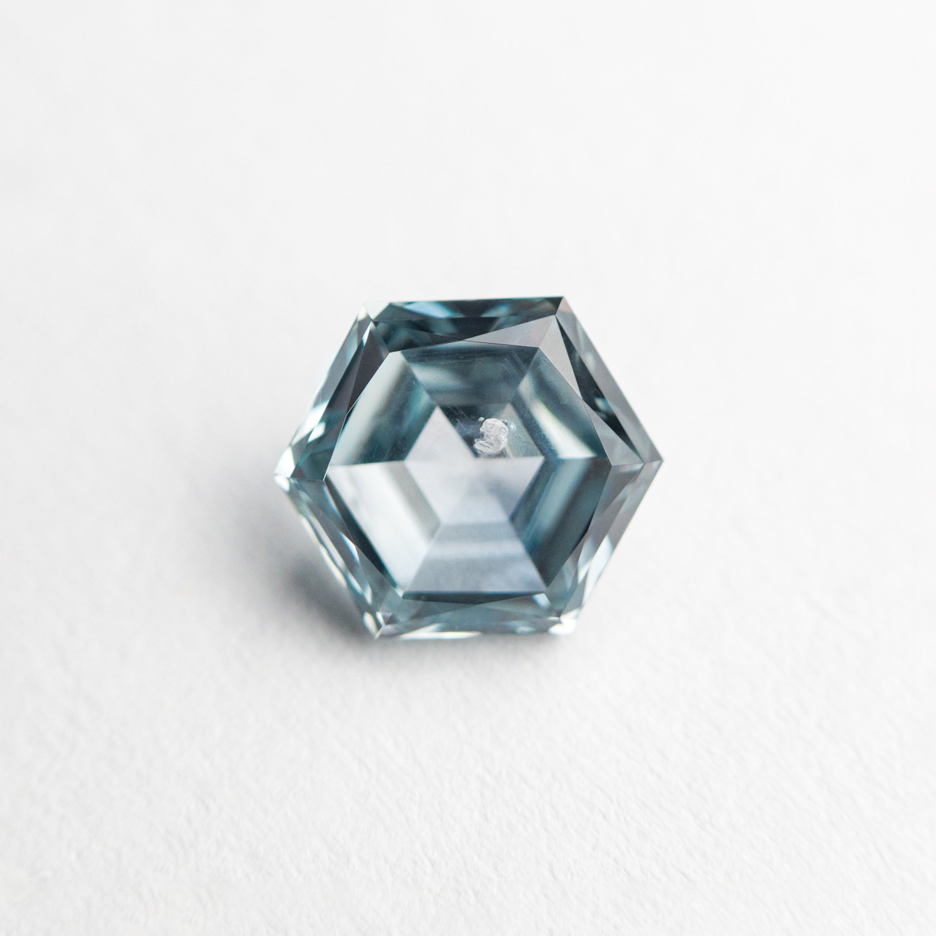 1.35ct 7.09x6.15x3.76mm Hexagon Brilliant Sapphire 23670-04-Staghead Designs