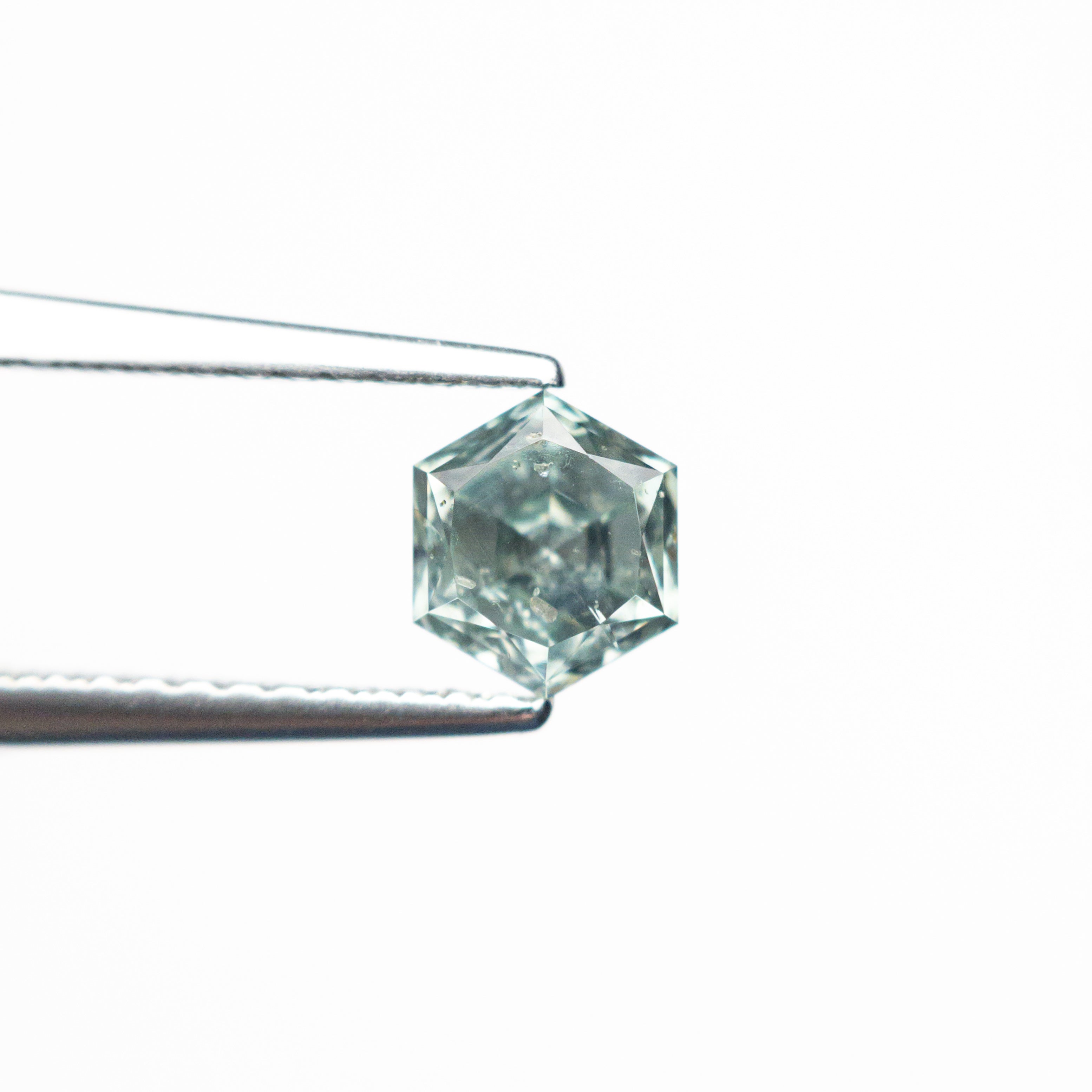 0.90ct 5.64x4.82x4.01mm Hexagon Brilliant Sapphire 23671-03-Staghead Designs