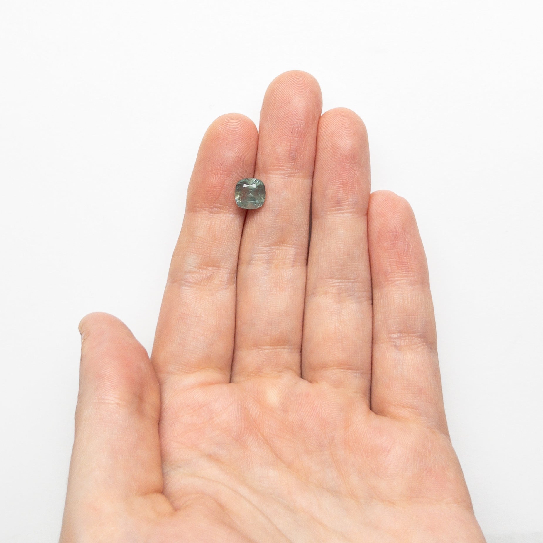 2.45ct 6.92x6.88x5.71mm Cushion Brilliant Sapphire 23672-15-Staghead Designs