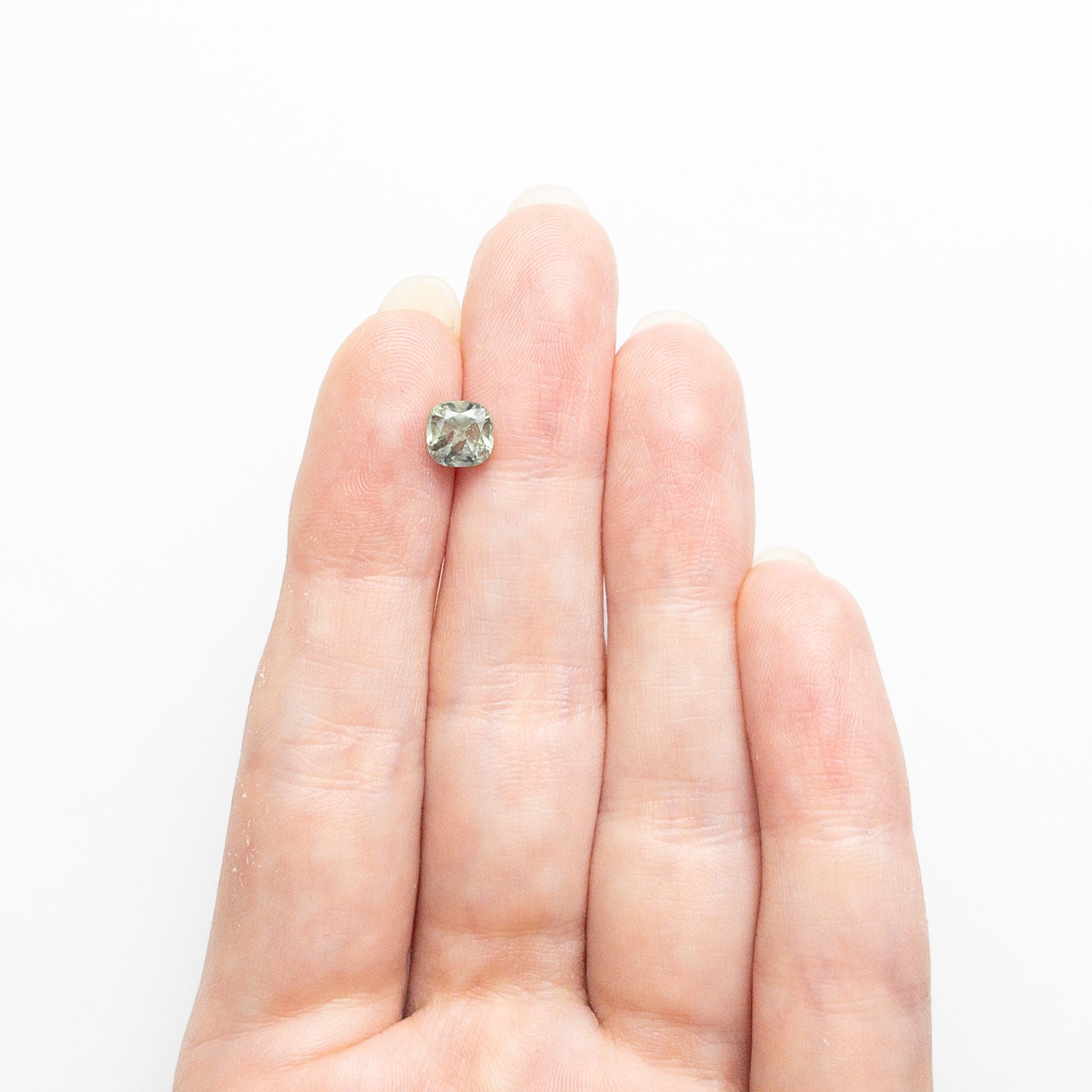 1.21ct 5.81x5.73x4.20mm Cushion Brilliant Sapphire 23674-10-Staghead Designs