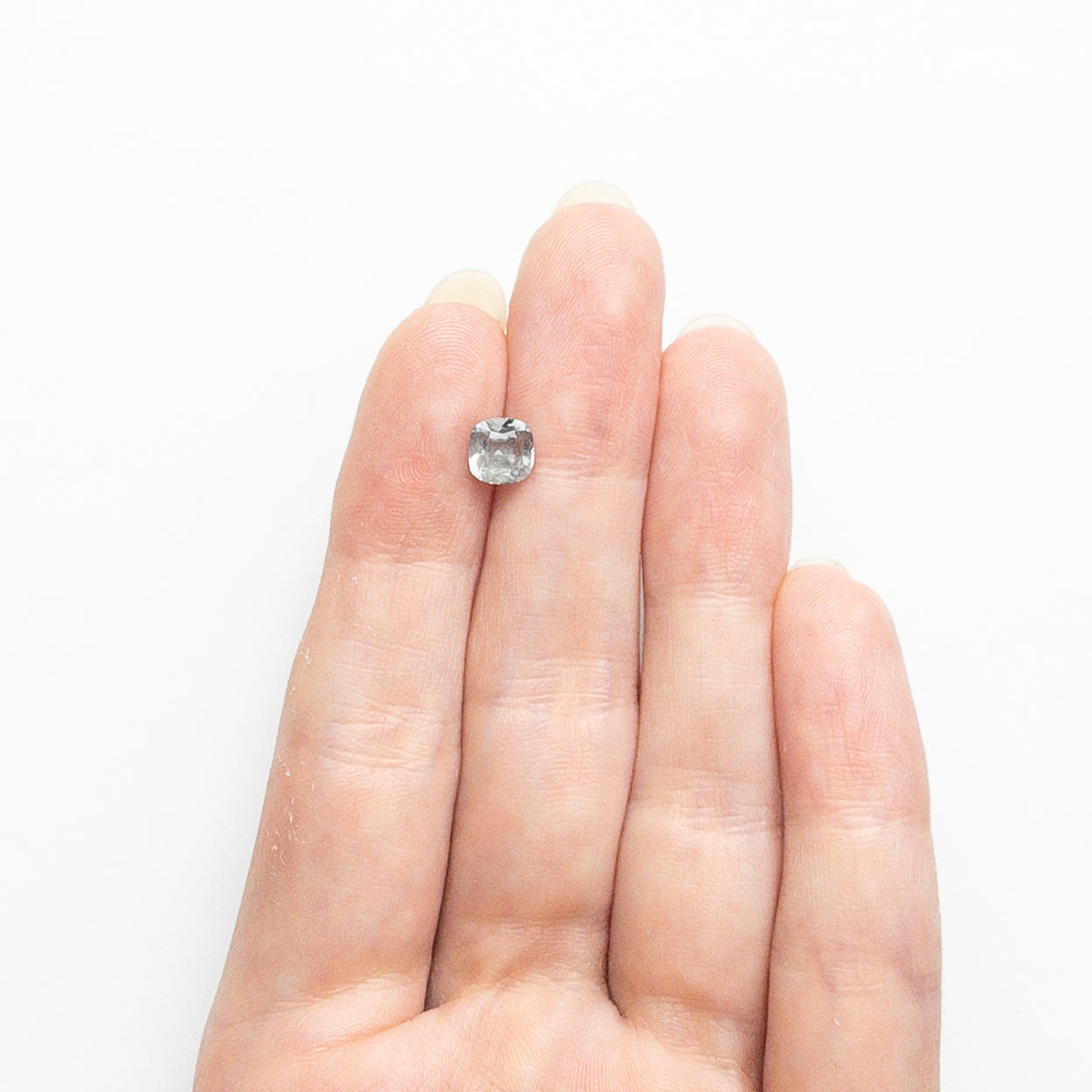 1.46ct 5.90x5.82x4.62mm Cushion Brilliant Sapphire 23674-12-Staghead Designs