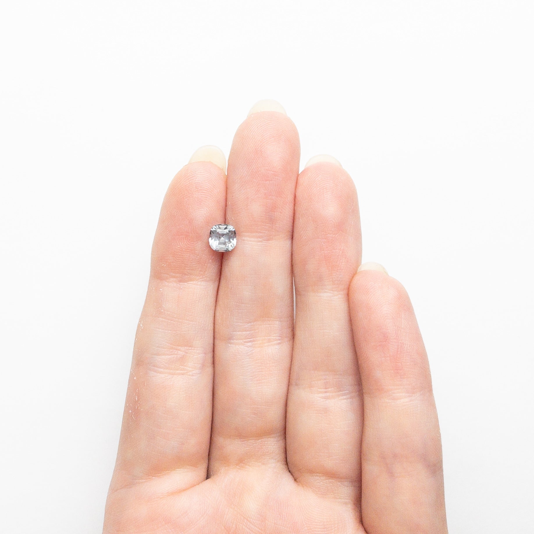 0.92ct 5.38x5.18x3.82mm Cushion Brilliant Sapphire 23674-15-Staghead Designs