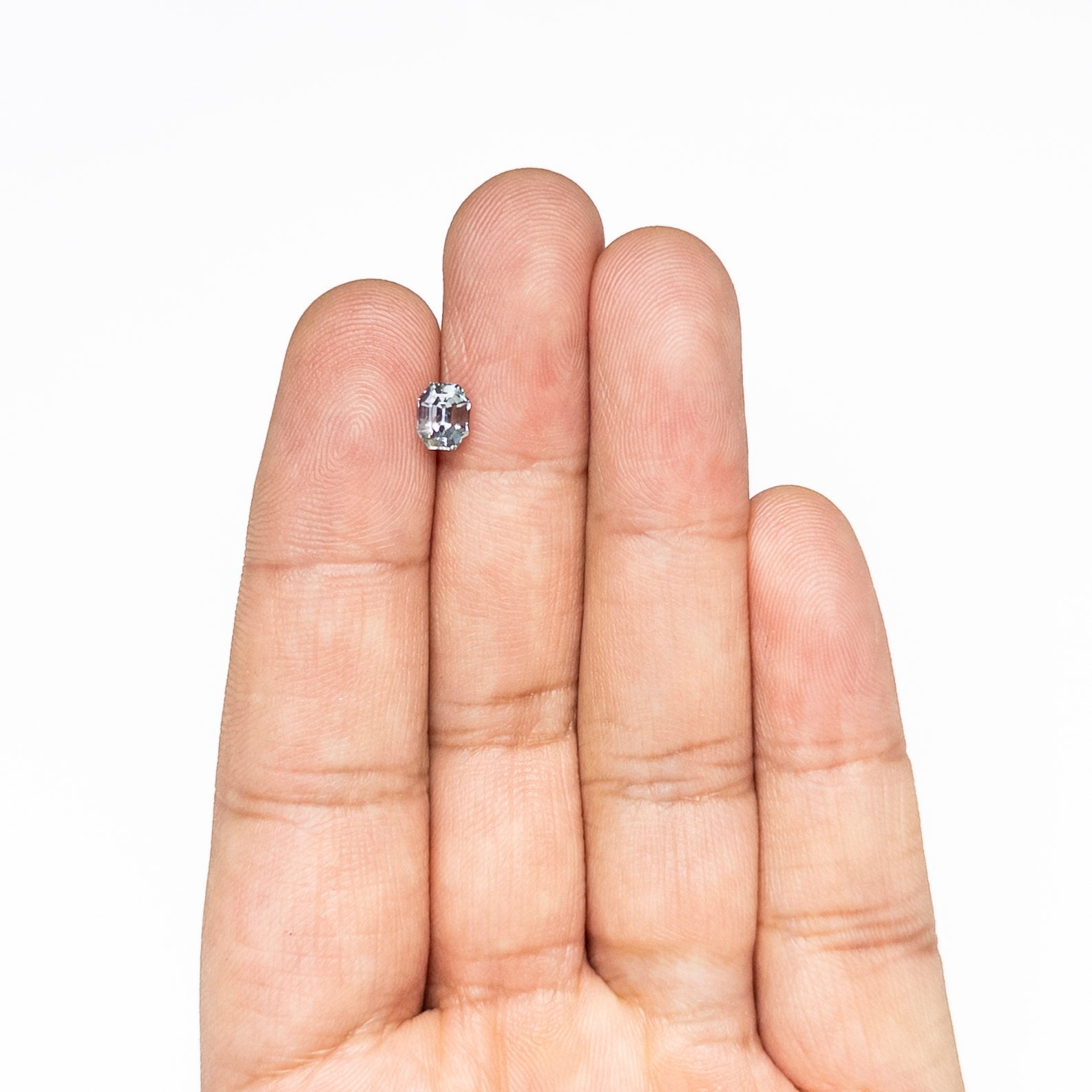 1.11ct 5.96x4.77x4.25mm Cut Corner Rectangle Step Cut Sapphire 23699-18-Staghead Designs