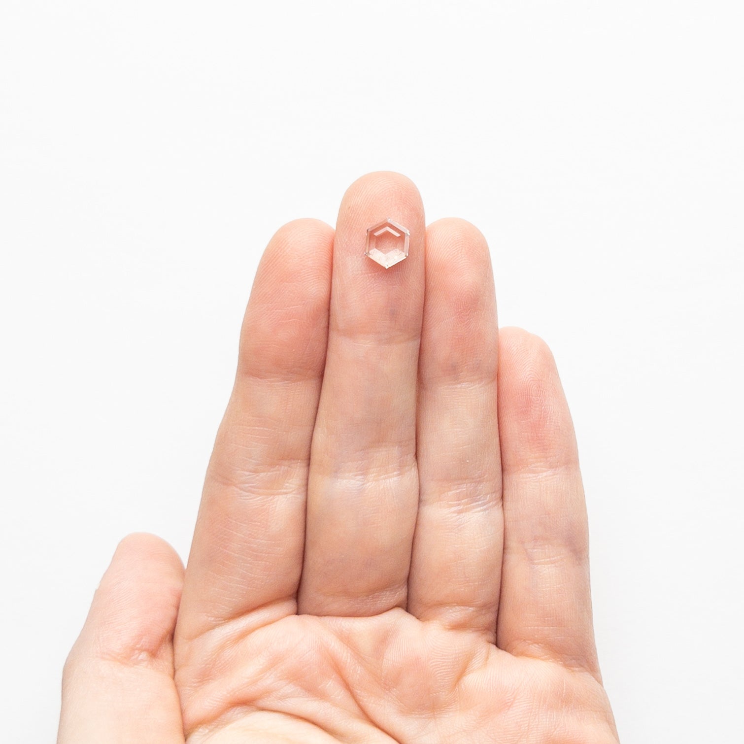 1.56ct 6.99x6.25x3.25mm Hexagon Portrait Cut Sapphire 23709-02-Staghead Designs