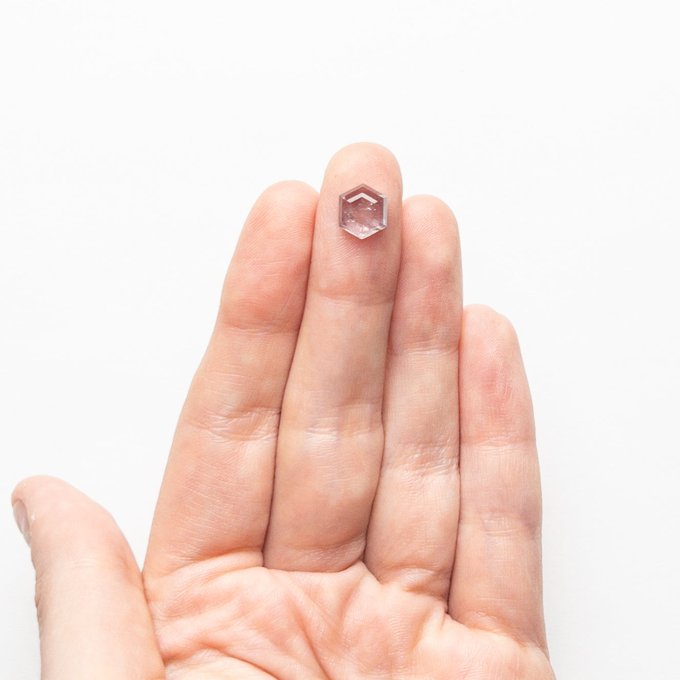 2.42ct 8.54x7.36x3.46mm Hexagon Portrait Cut Sapphire 23709-05-Staghead Designs