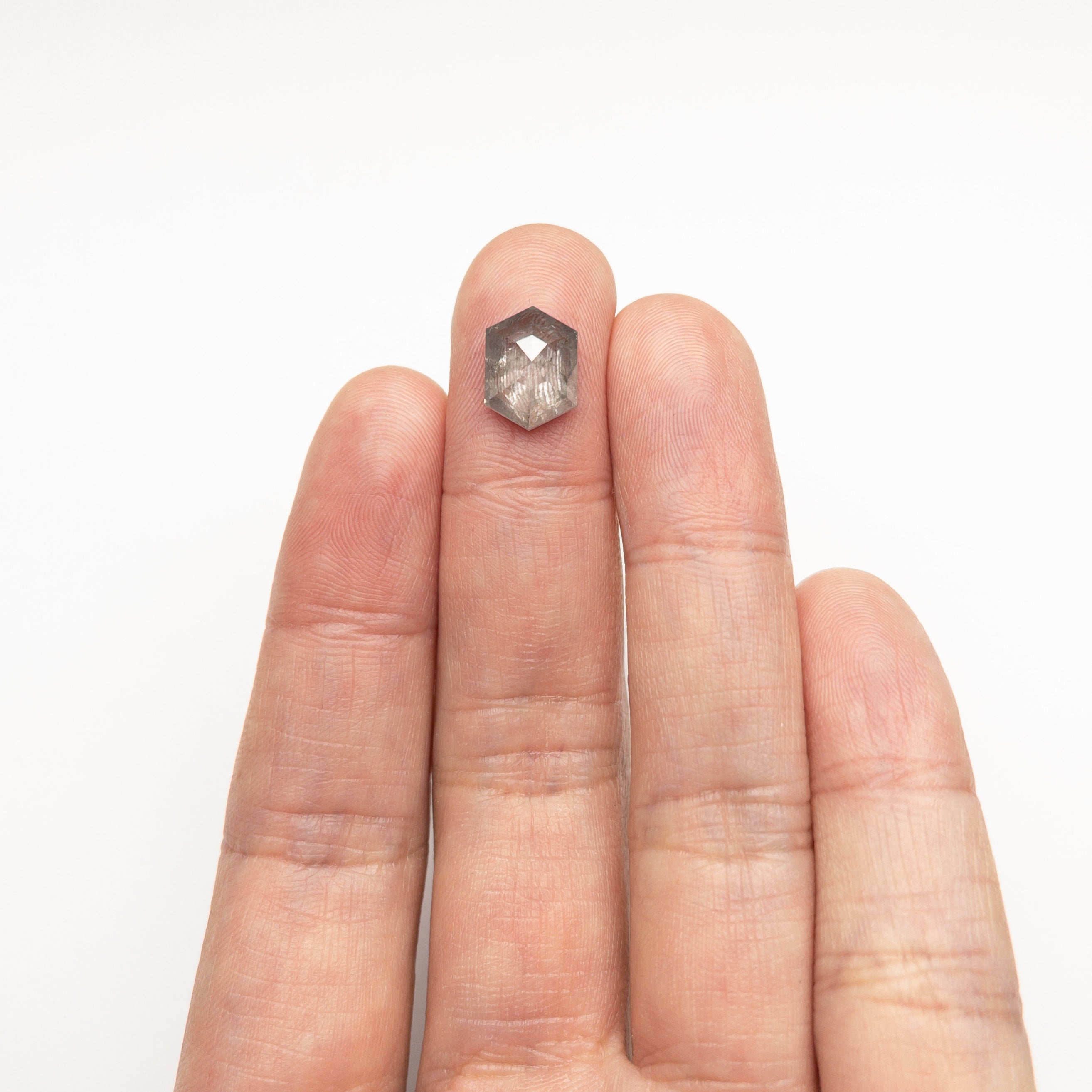 3.75ct 11.28x8.38x4.62mm Hexagon Step Cut 23841-07-Staghead Designs