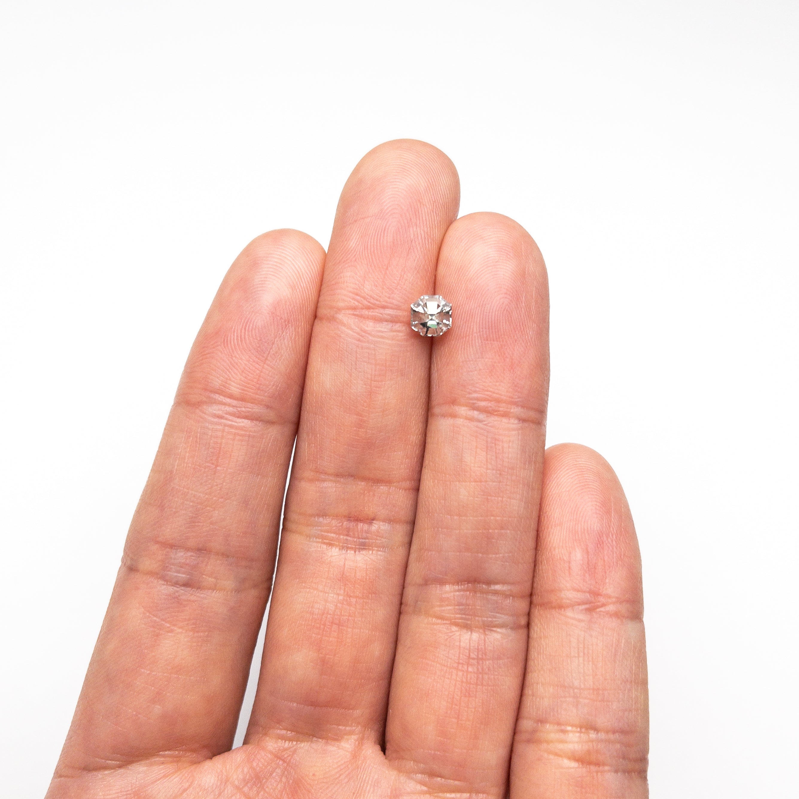 0.83ct 5.02x4.98x4.08mm Cut Corner Square Step Cut Sapphire 23903-08-Staghead Designs