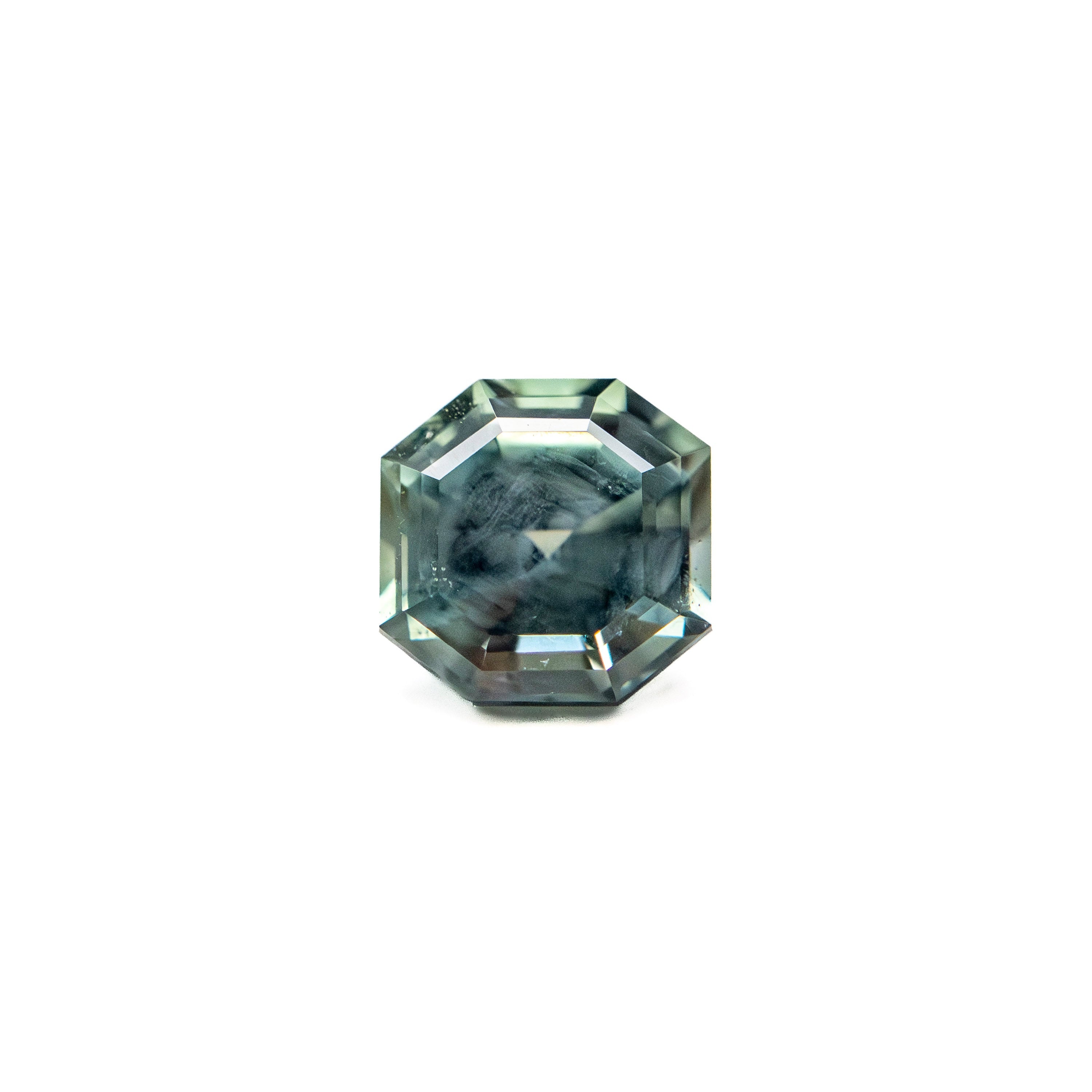 0.75ct 4.96x4.91x3.57mm Cut Corner Square Step Cut Sapphire 23903-12-Staghead Designs