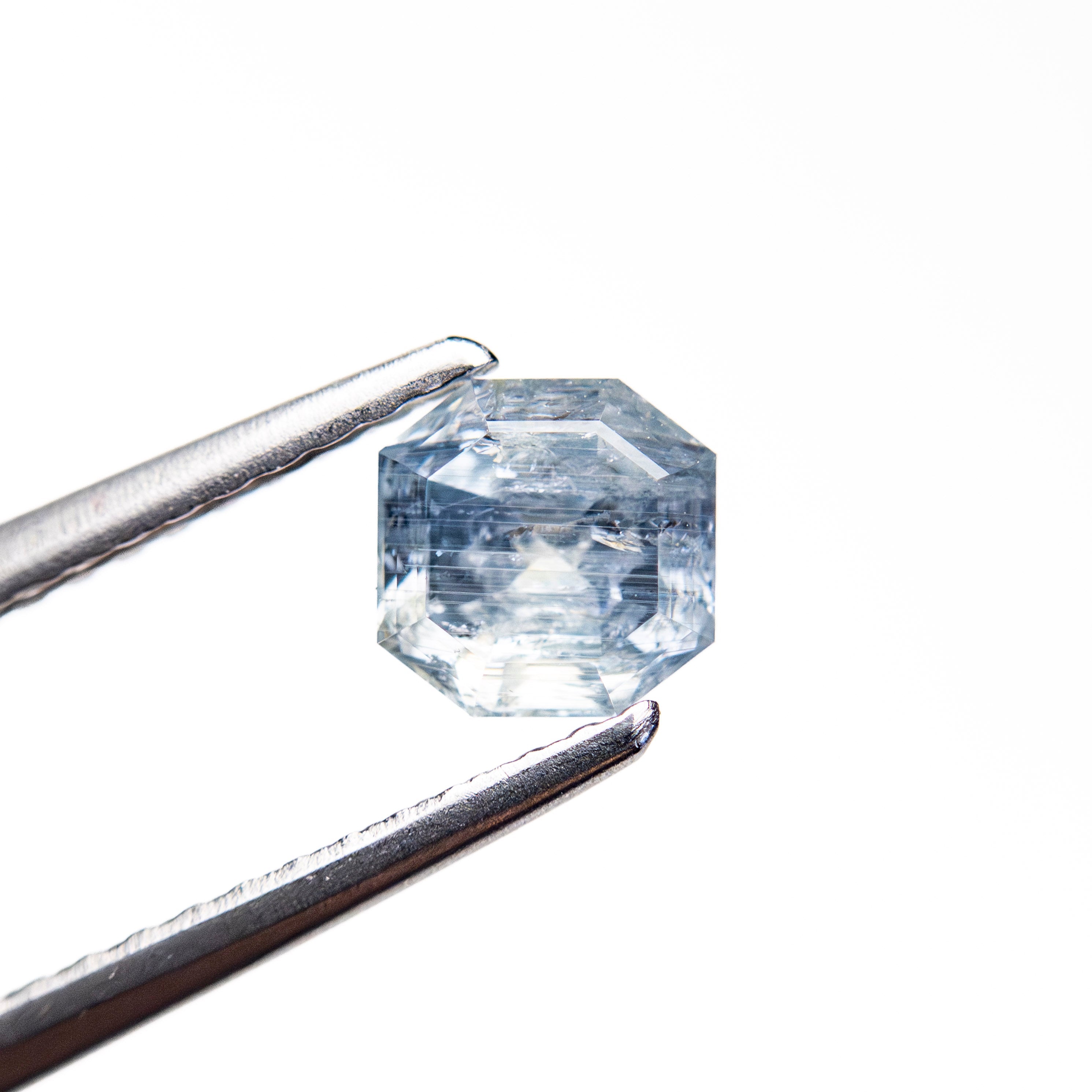 0.91ct 5.09x5.08x3.92mm Cut Corner Square Step Cut Sapphire 23903-13-Staghead Designs