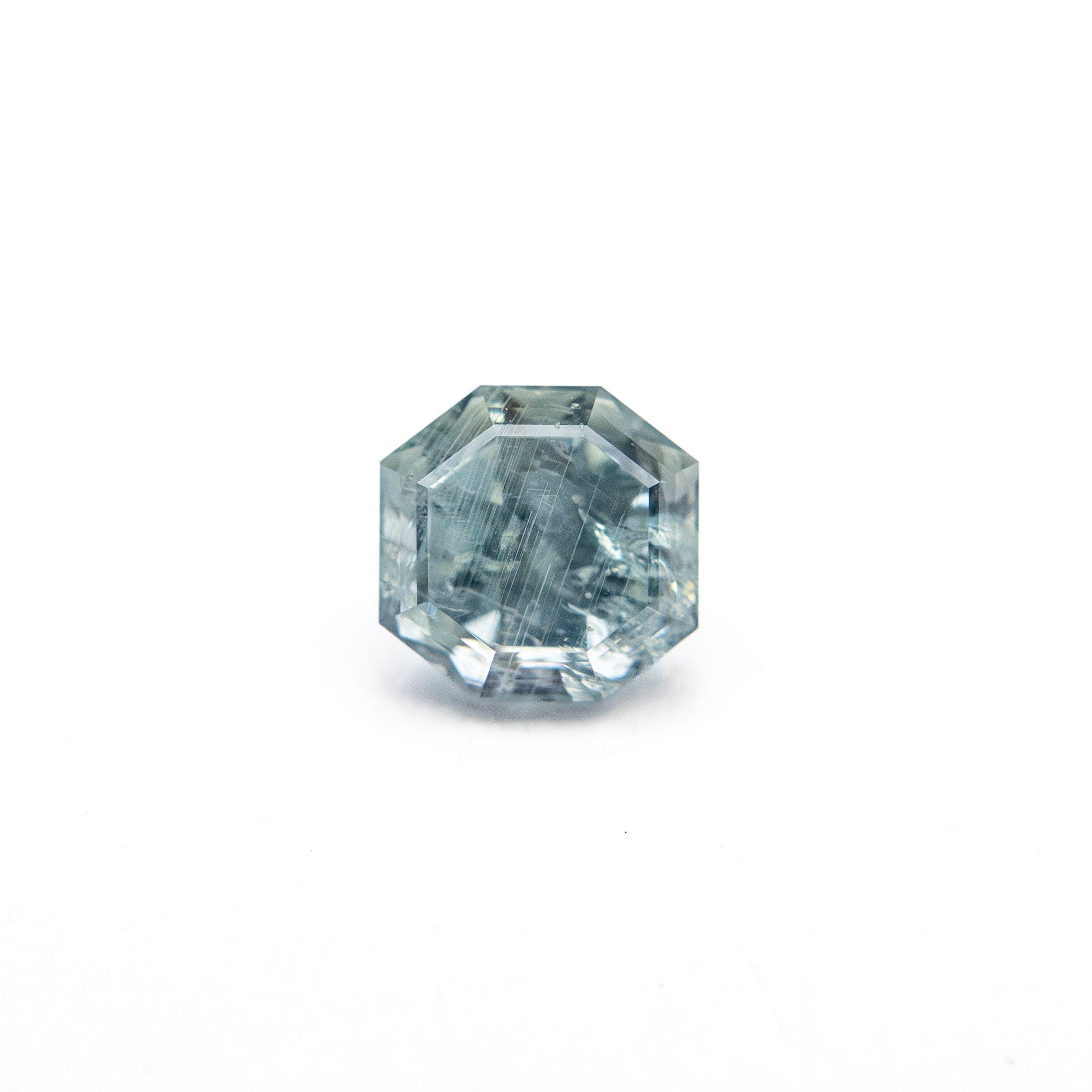 0.86ct 4.99x4.92x4.01mm Cut Corner Square Brilliant Sapphire 23903-14-Staghead Designs