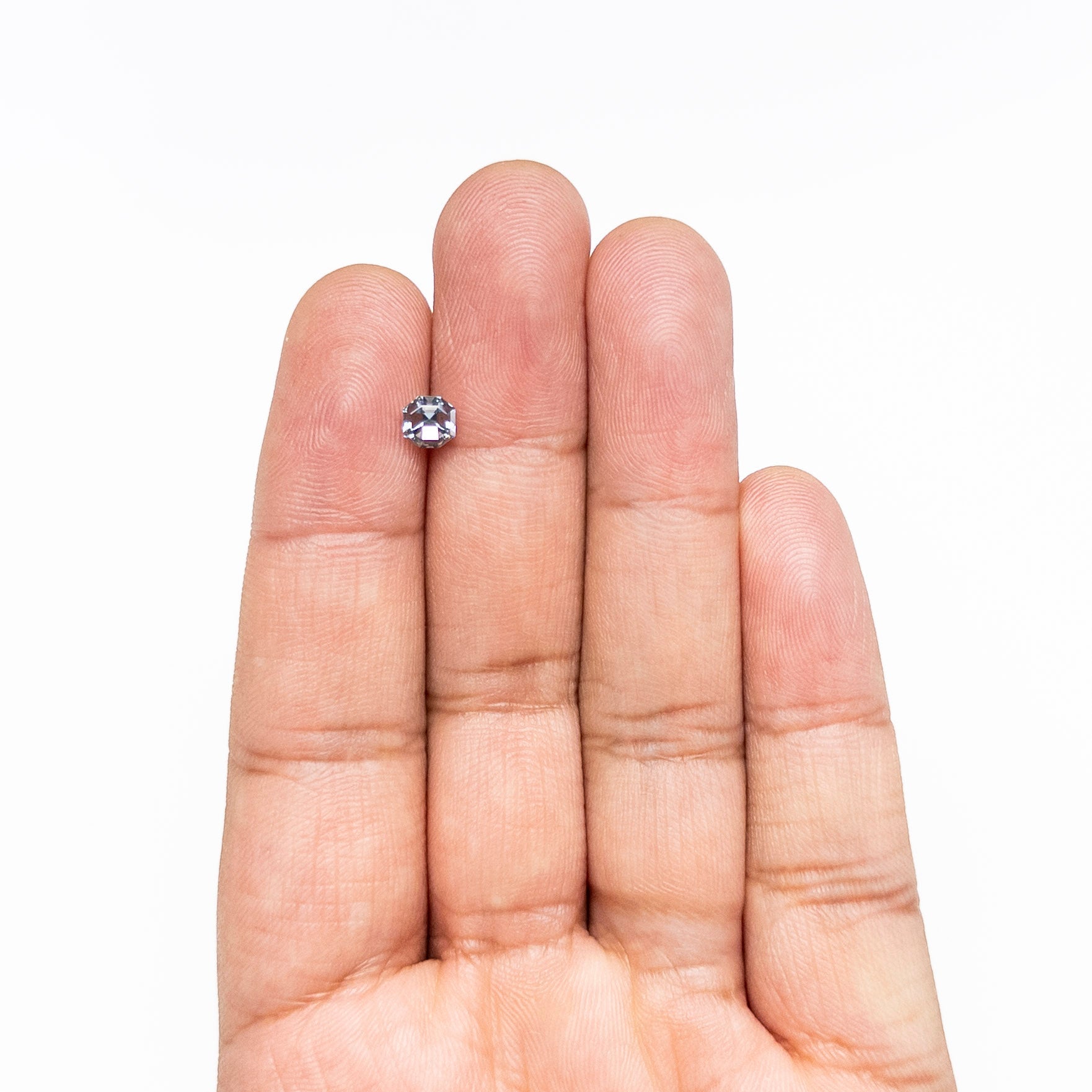 0.82ct 4.97x4.91x4.06mm Cut Corner Square Step Cut Sapphire 23903-20-Staghead Designs
