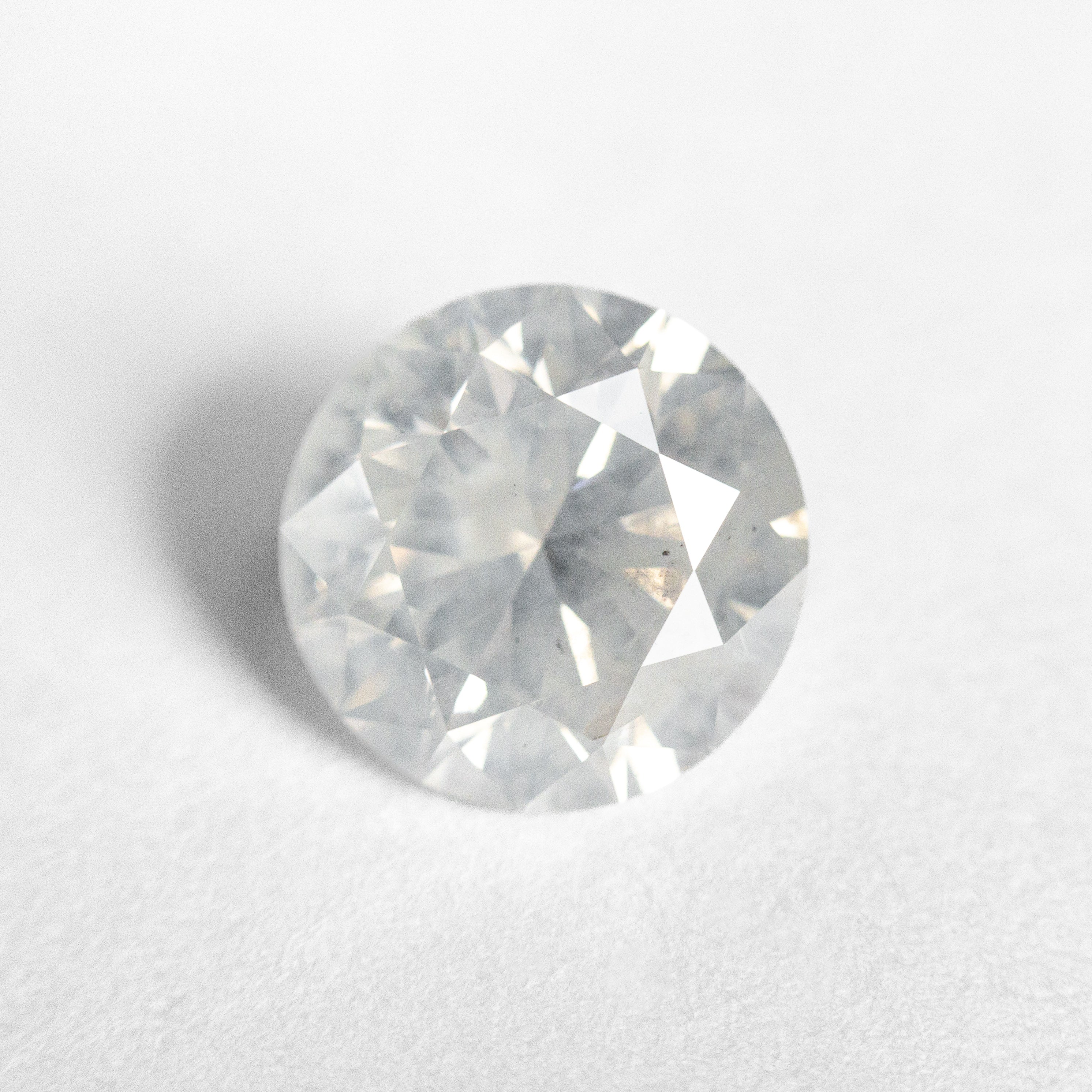 2.02ct 8.06x8.04x4.98mm Fancy White Round Brilliant 24079-01-Staghead Designs