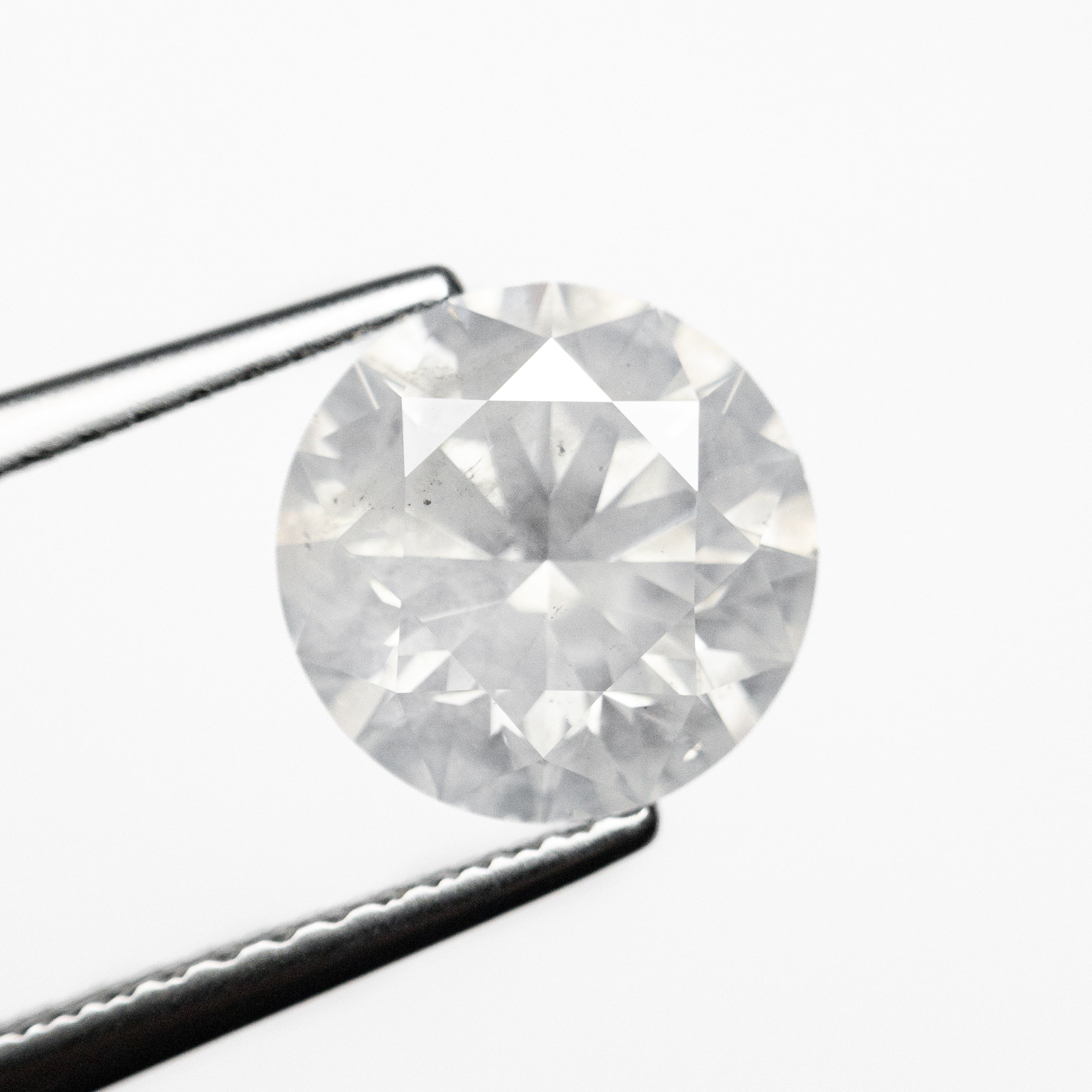2.02ct 8.06x8.04x4.98mm Fancy White Round Brilliant 24079-01-Staghead Designs
