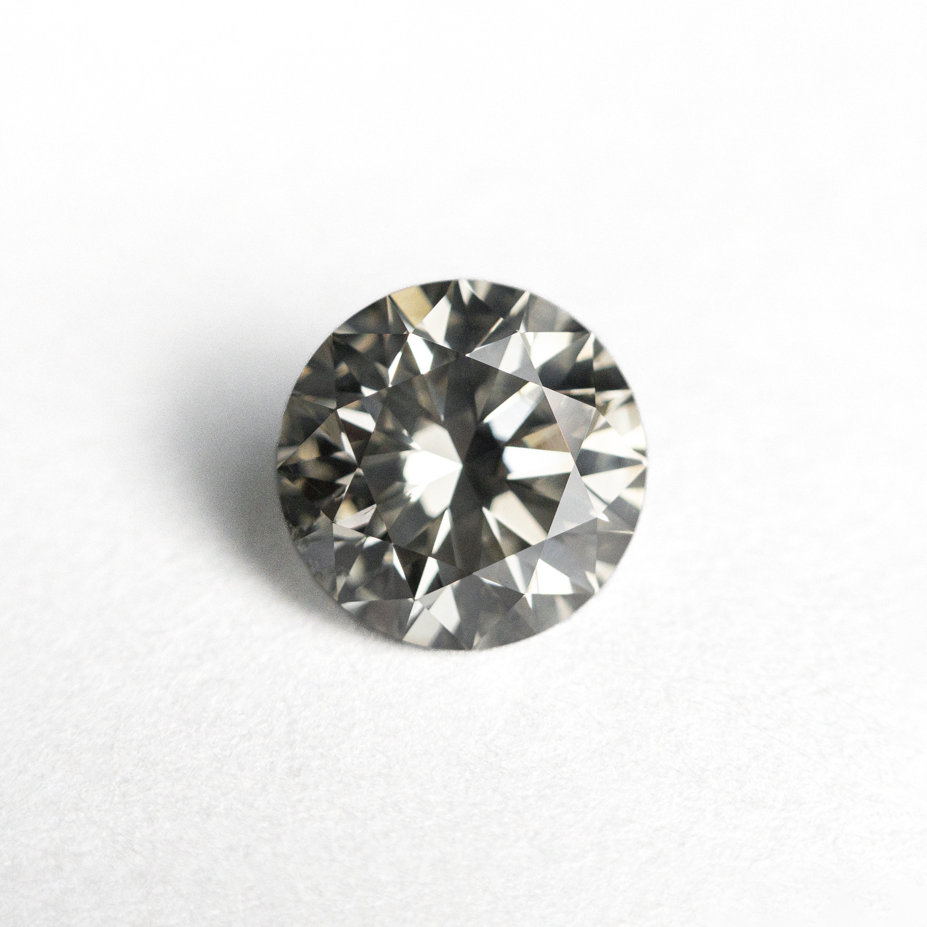 1.20ct 6.73x6.71x4.27mm SI1 Fancy Grey Round Brilliant 24270-01-Staghead Designs