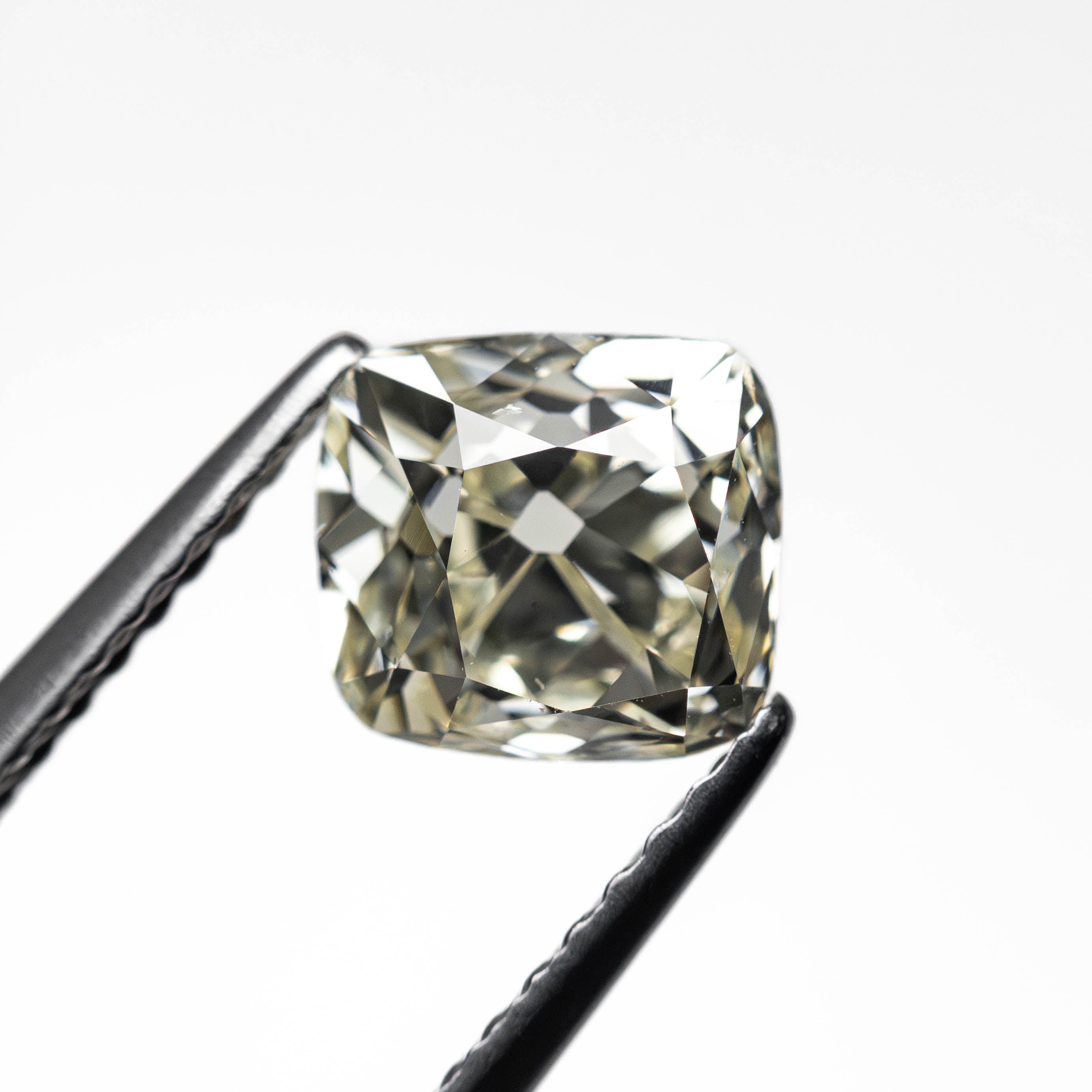 1.45ct 6.51x5.98x4.50mm SI2 O-P Modern Antique Old Mine Cut 24290-04-Staghead Designs