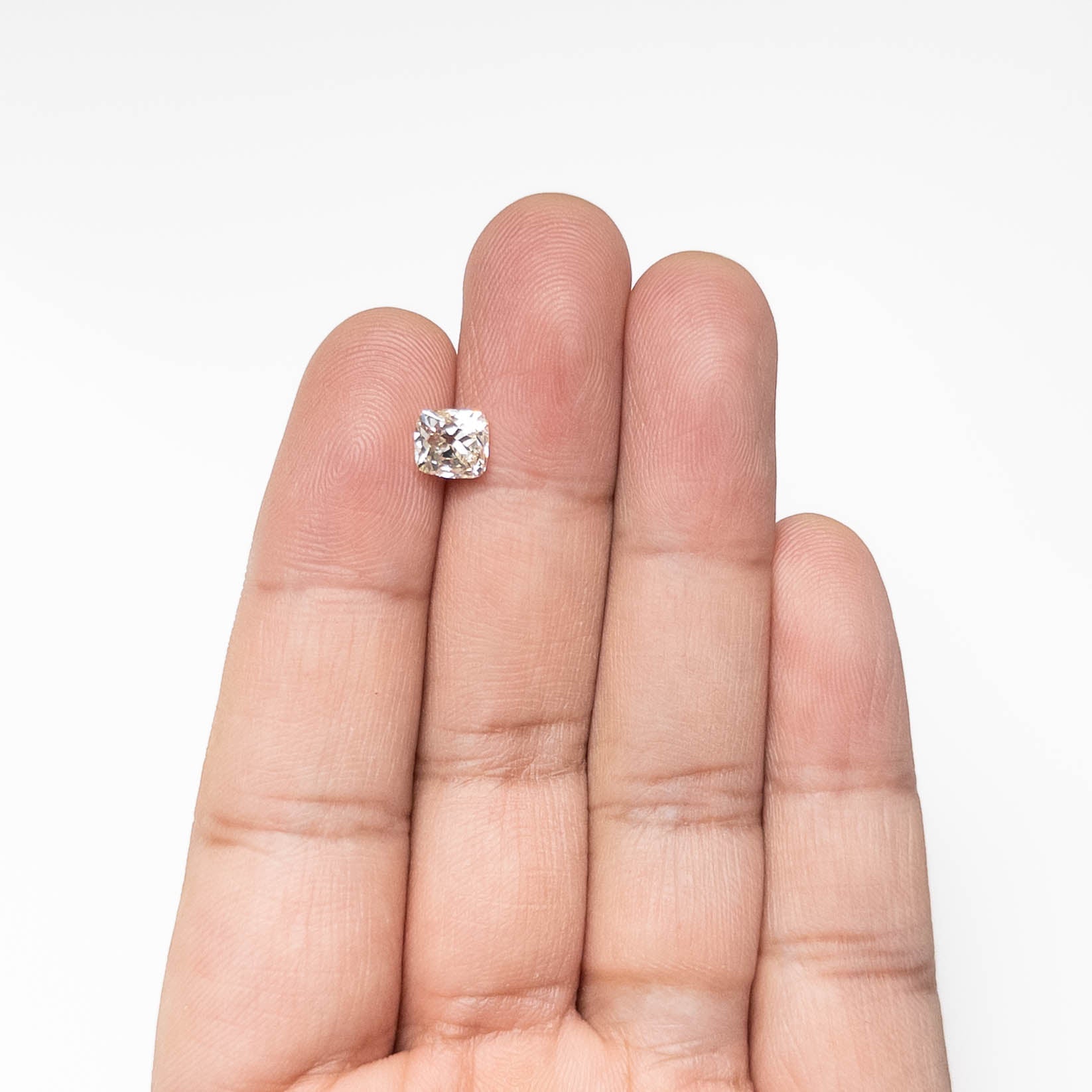 1.45ct 6.51x5.98x4.50mm SI2 O-P Modern Antique Old Mine Cut 24290-04-Staghead Designs