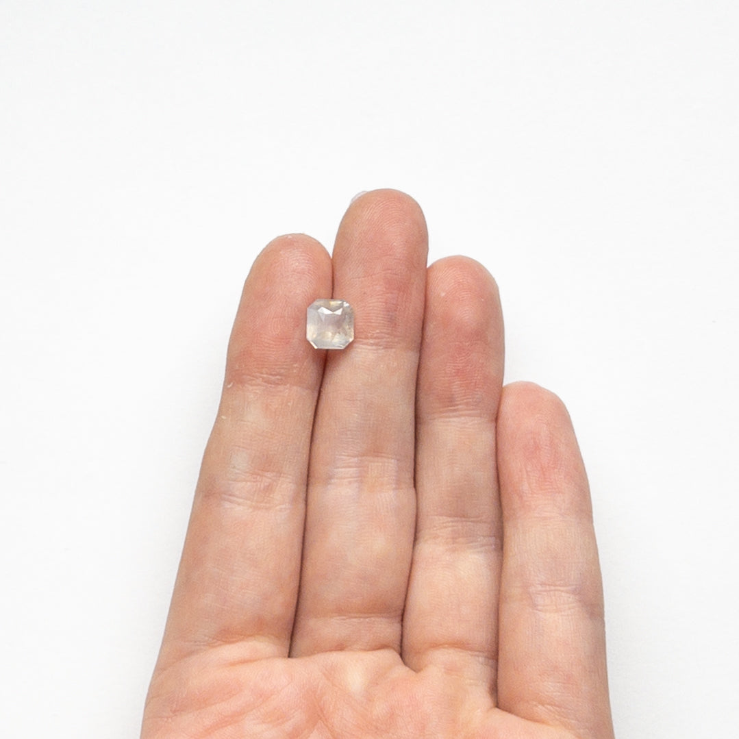 2.56ct 7.24x6.91x5.00mm Cut Corner Square Brilliant Sapphire 24335-01-Staghead Designs