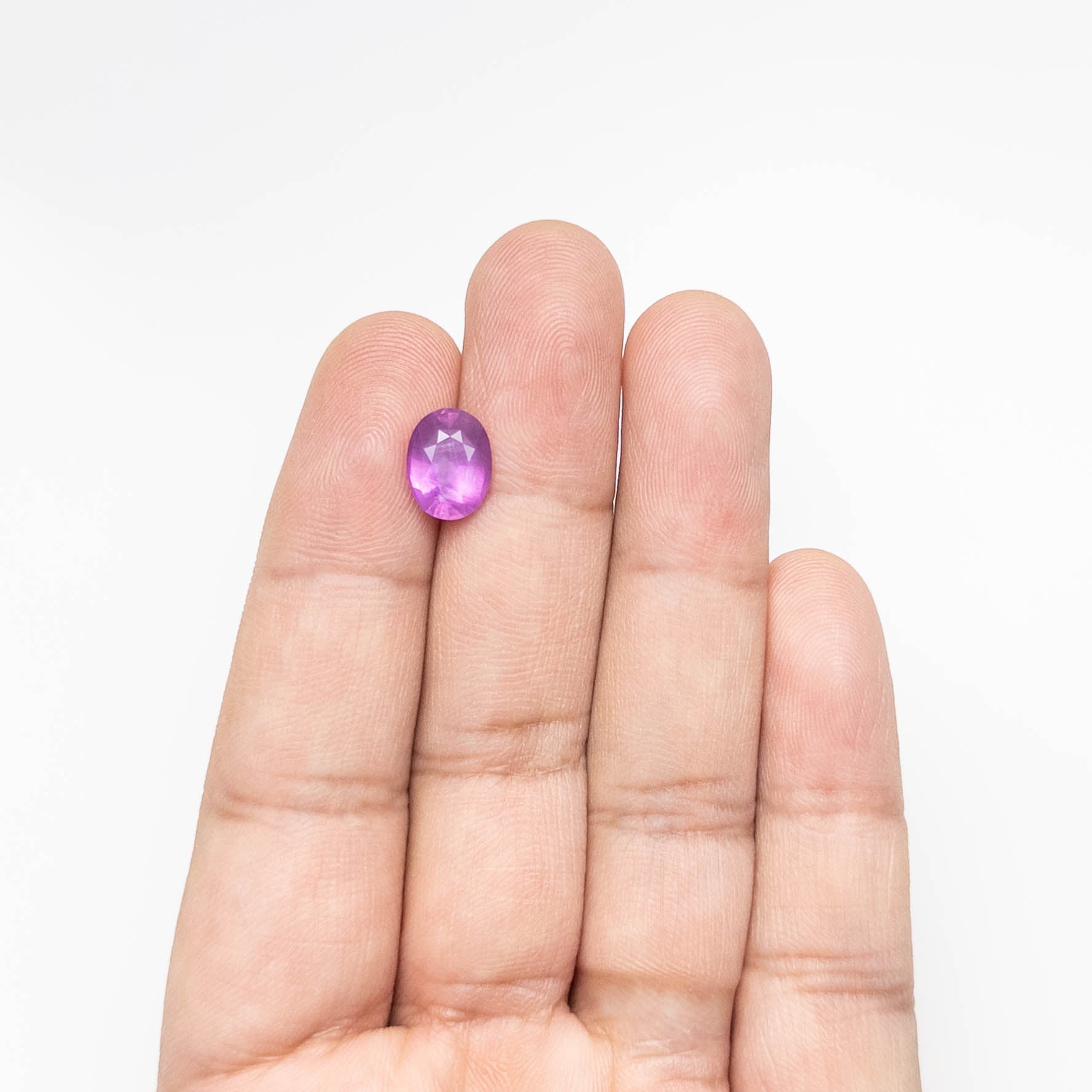 3.56ct 10.38x7.97x5.28mm Oval Brilliant Sapphire 24339-01-Staghead Designs