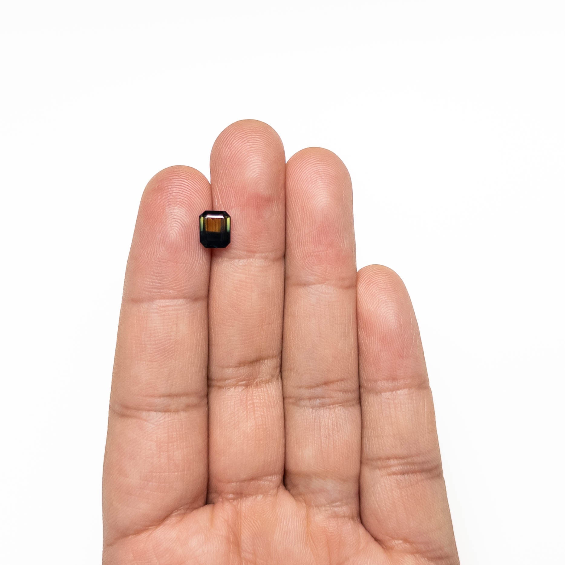 1.99ct 7.26x6.09x3.76mm Cut Corner Rectangle Step Cut Sapphire 25066-02-Staghead Designs