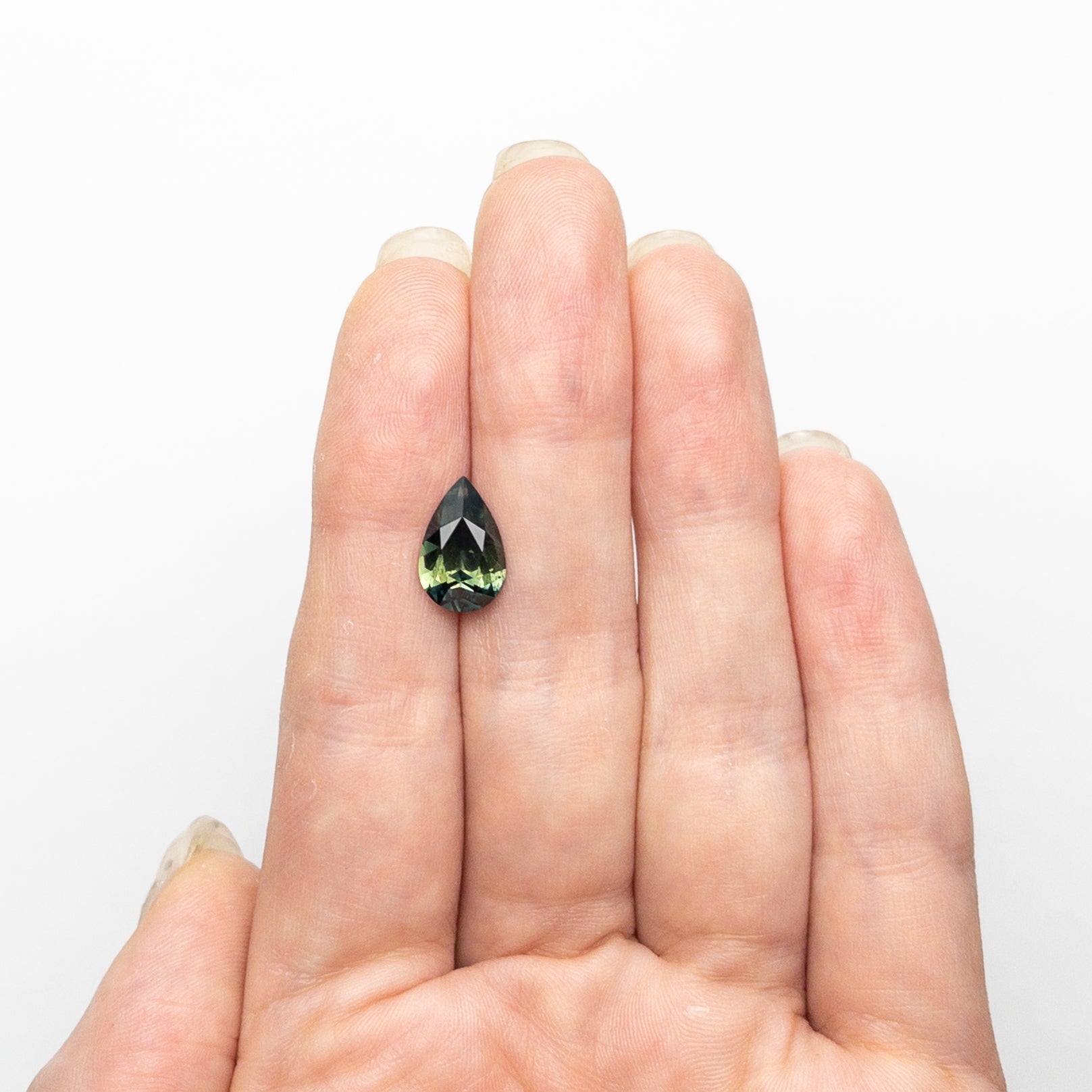 3.00ct 11.52x7.38x5.09mm Pear Brilliant Sapphire 25183-01-Staghead Designs
