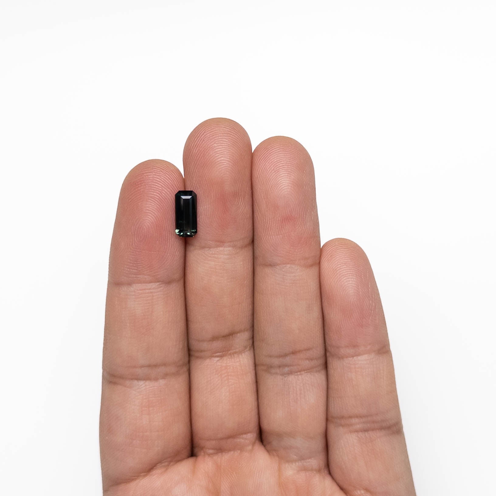 1.68ct 10.02x4.66x3.24mm Cut Corner Rectangle Step Cut Sapphire 25194-03-Staghead Designs