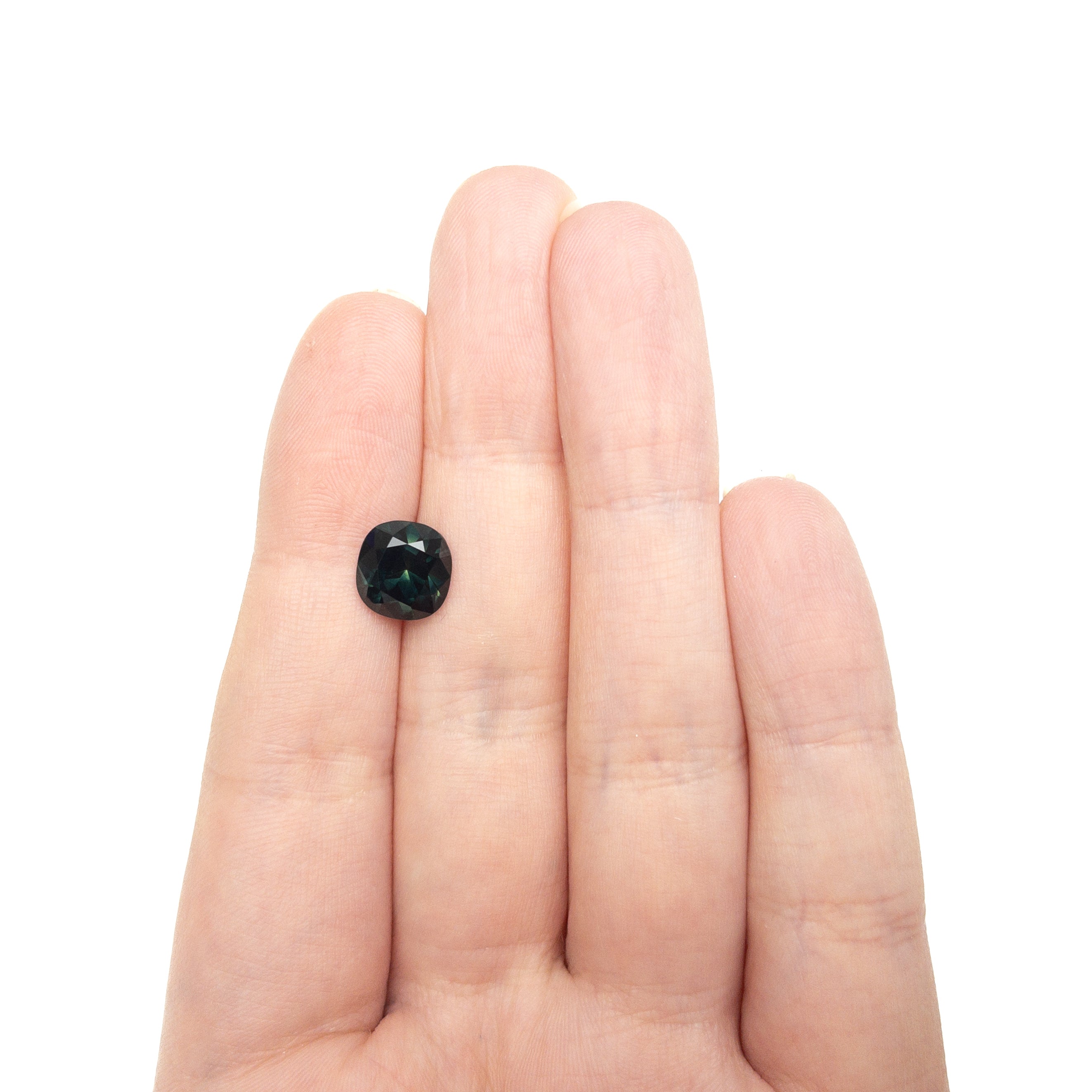 3.67ct 9.22x8.77x5.90mm Cushion Brilliant Sapphire 25377-01