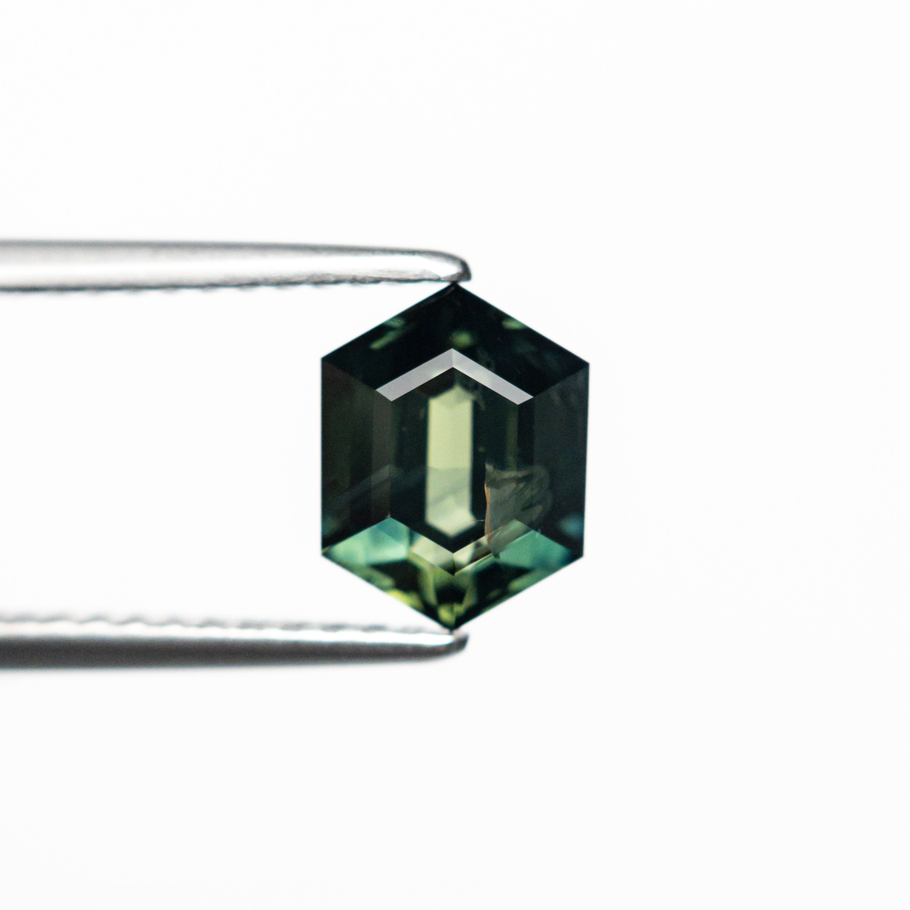 1.52ct 7.69x5.93x3.81mm Hexagon Step Cut Sapphire 25381-02-Staghead Designs