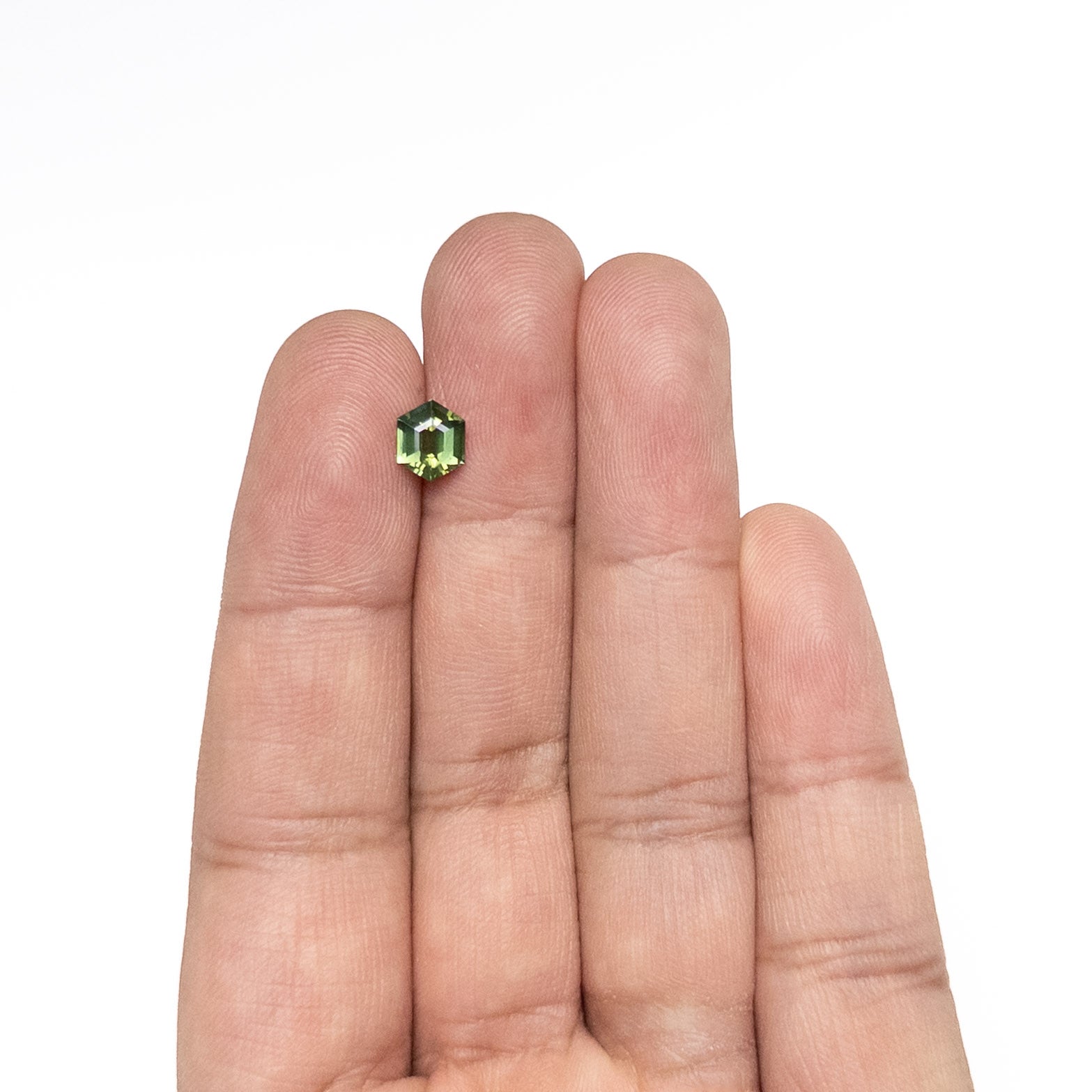 1.15ct 7.17x5.92x3.46mm Hexagon Step Cut Sapphire 25383-01-Staghead Designs